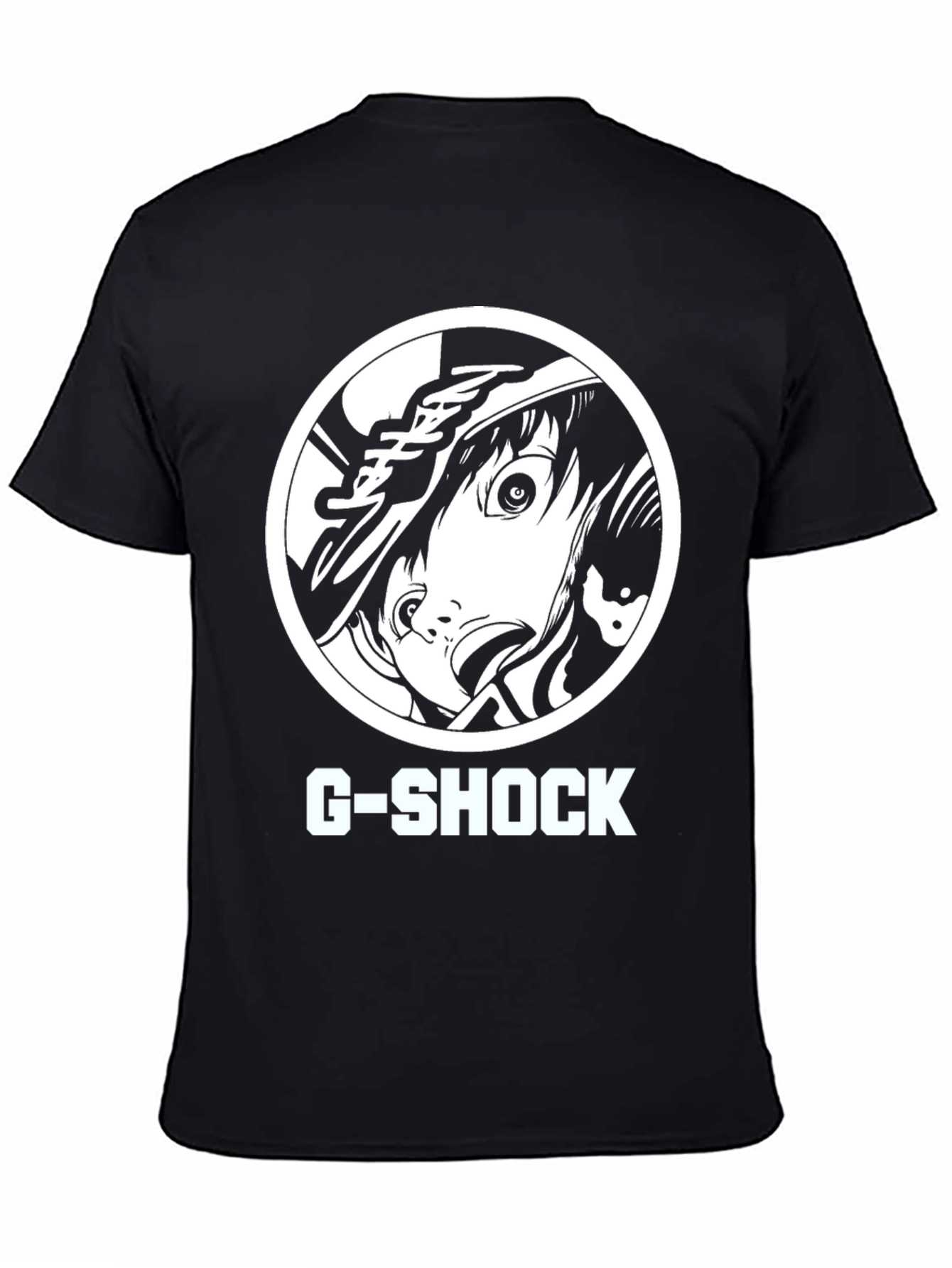 G-Shock Anime Graphic Black T-Shirt