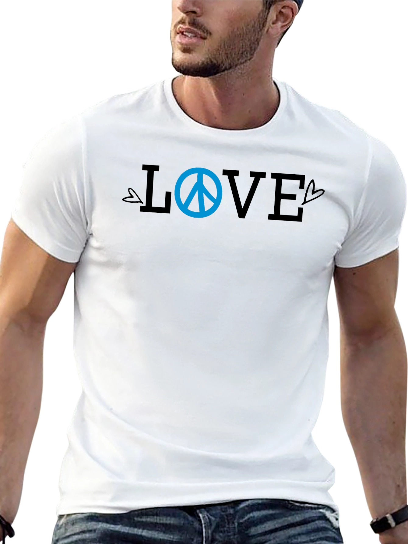 Love and Peace T-Shirt - Casual Wear