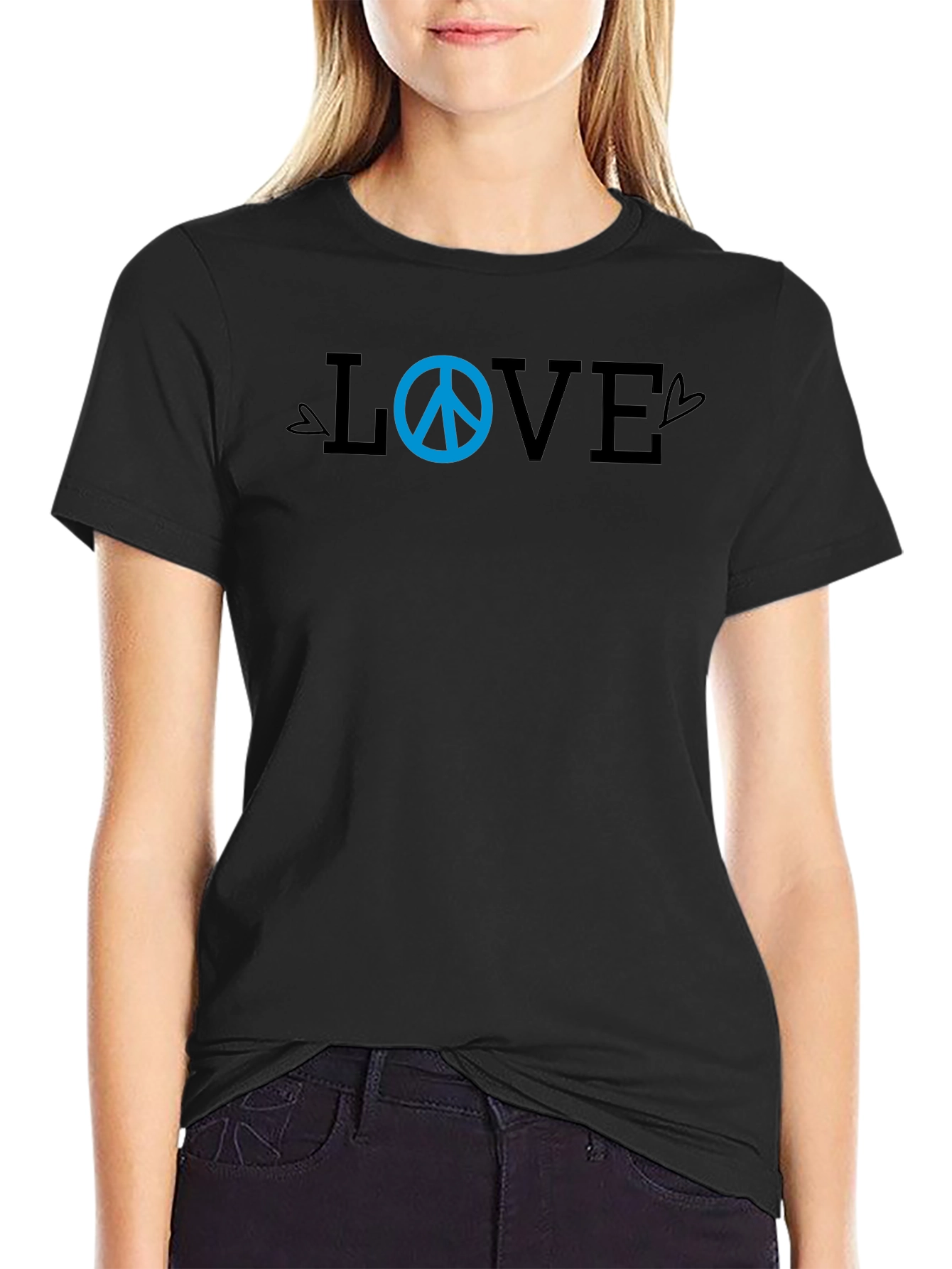 Love and Peace T-Shirt - Casual Wear