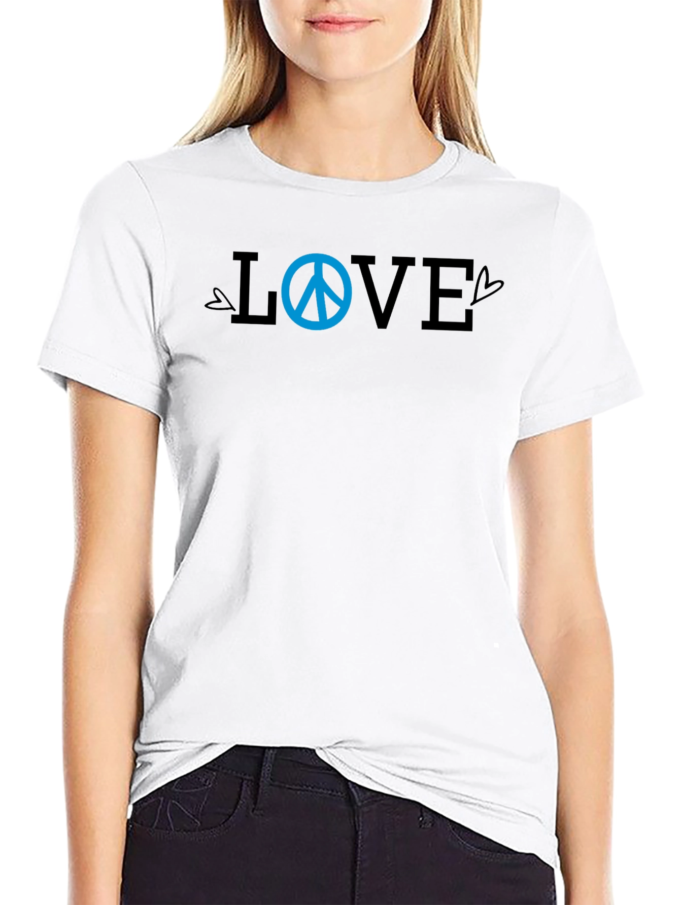 Love and Peace T-Shirt - Casual Wear