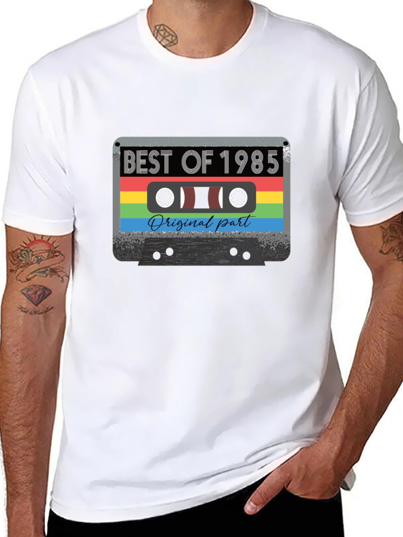 Retro Best of 1985 Cassette Graphic T-Shirt