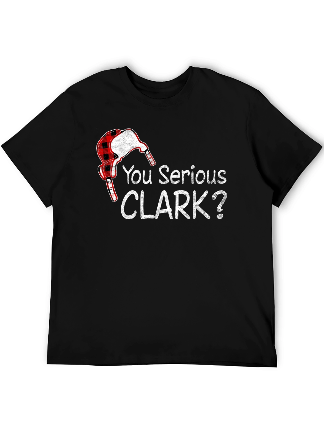 You Serious Clark? Black Graphic T-Shirt