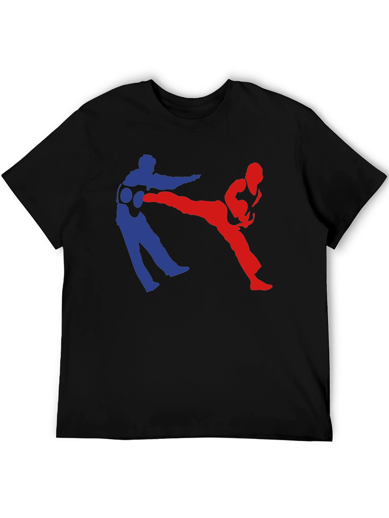 Karate Kick T-Shirt - Black Martial Arts Tee