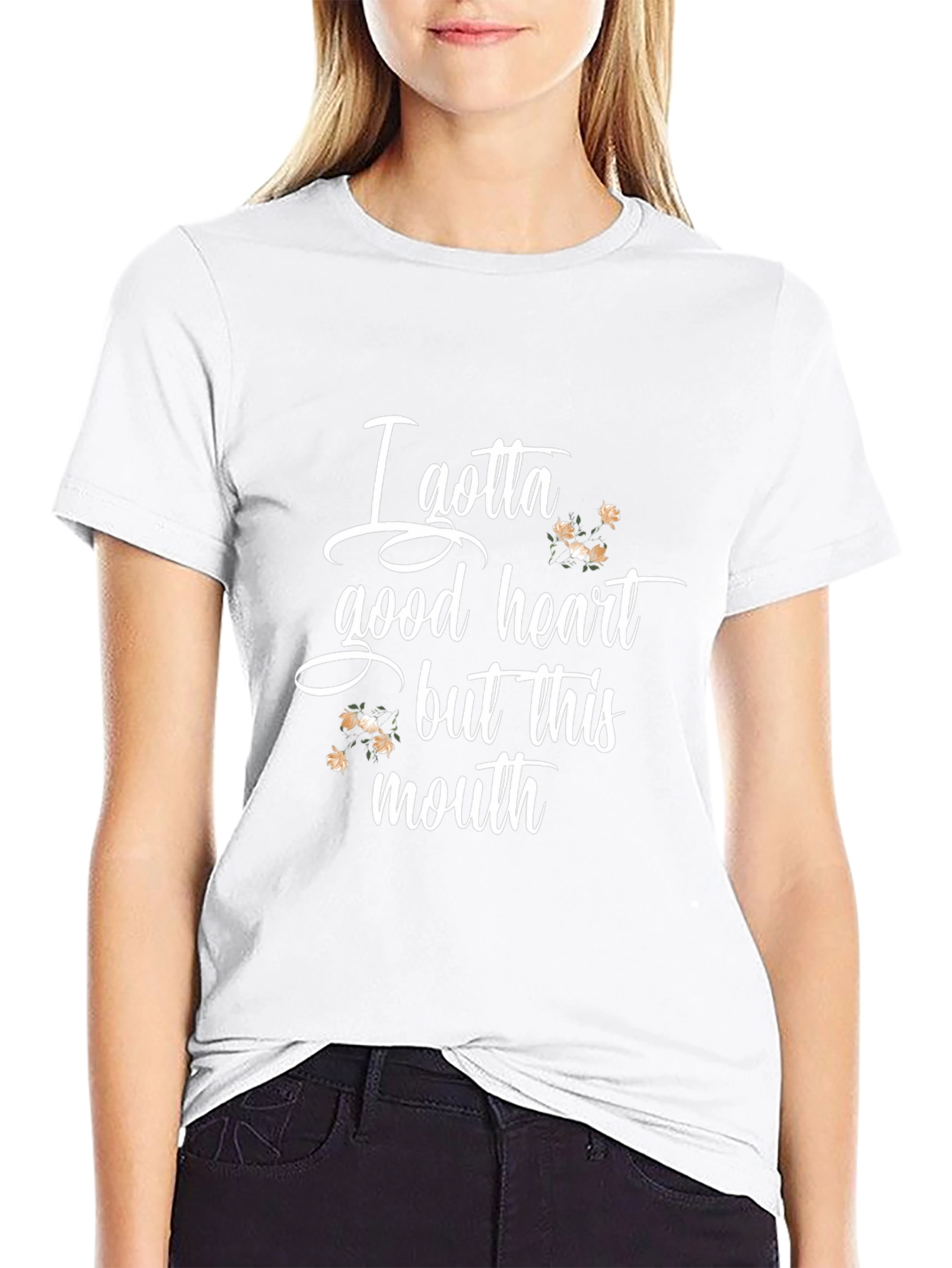 I Gotta Good Heart T-Shirt Funny Sarcastic Tee