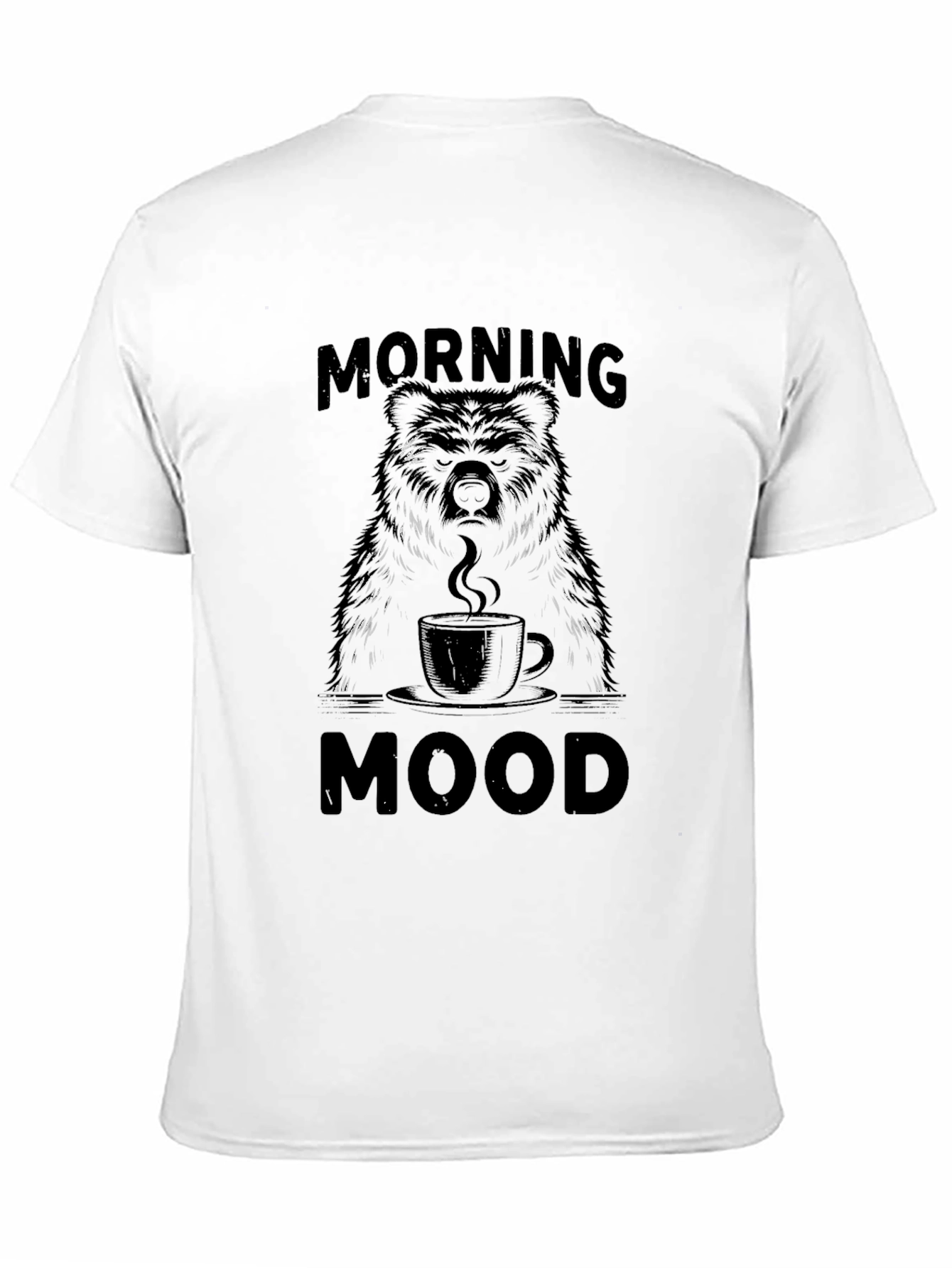Morning Mood Bear Graphic T-Shirt