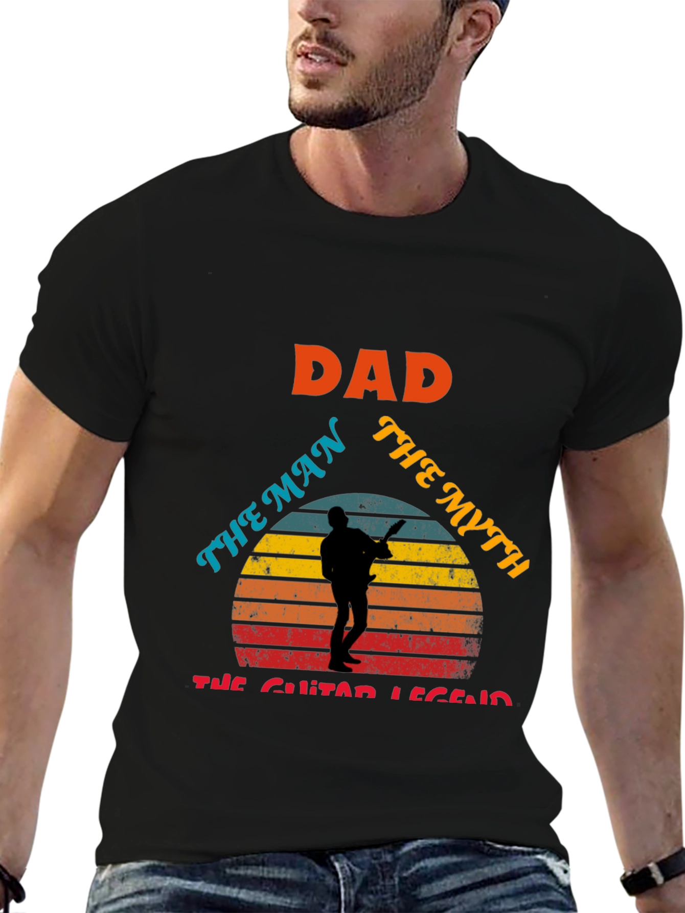 Dad: The Man The Myth The Guitar Legend T-Shirt