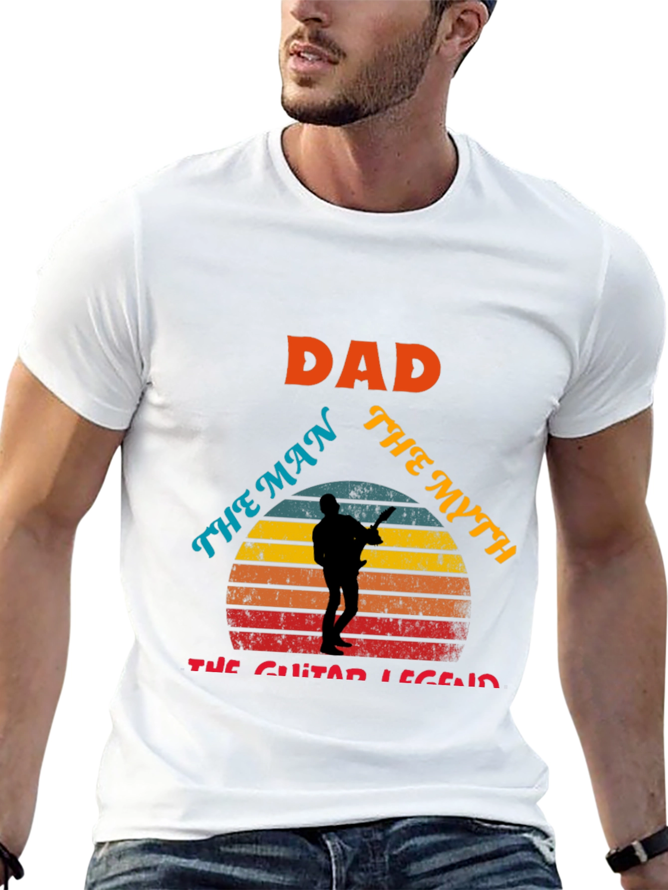 Dad: The Man The Myth The Guitar Legend T-Shirt