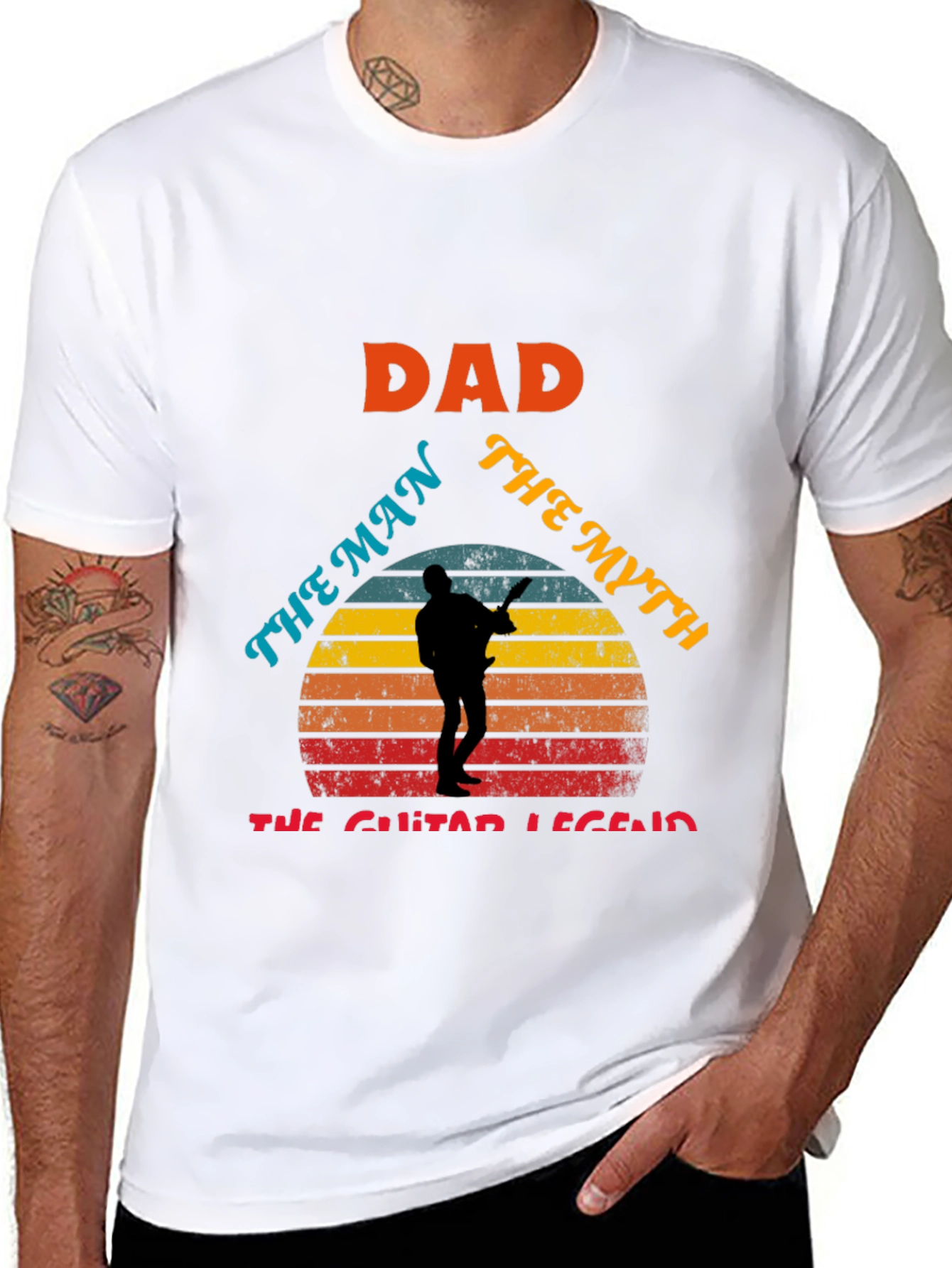 Dad: The Man The Myth The Guitar Legend T-Shirt