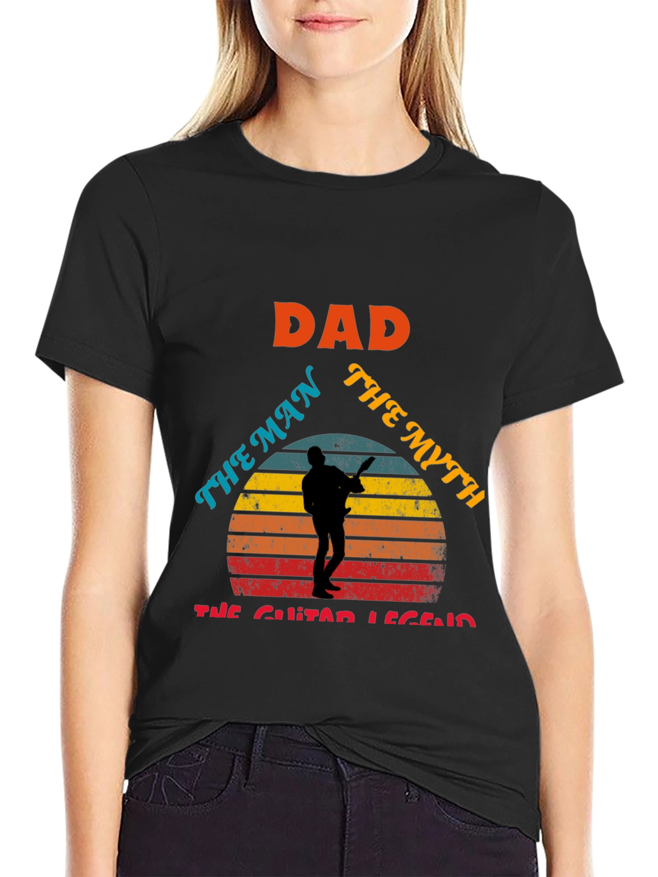 Dad: The Man The Myth The Guitar Legend T-Shirt