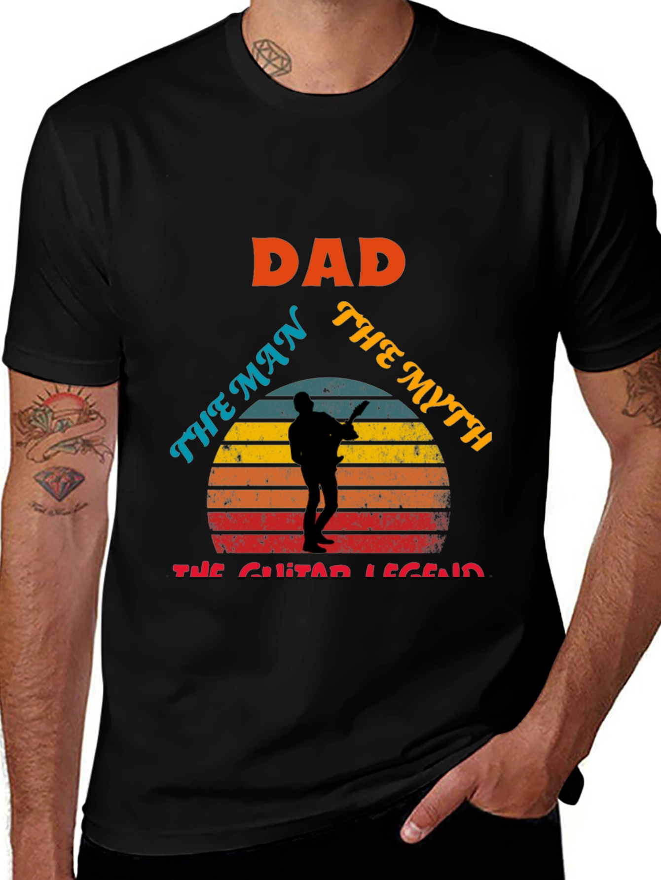 Dad: The Man The Myth The Guitar Legend T-Shirt
