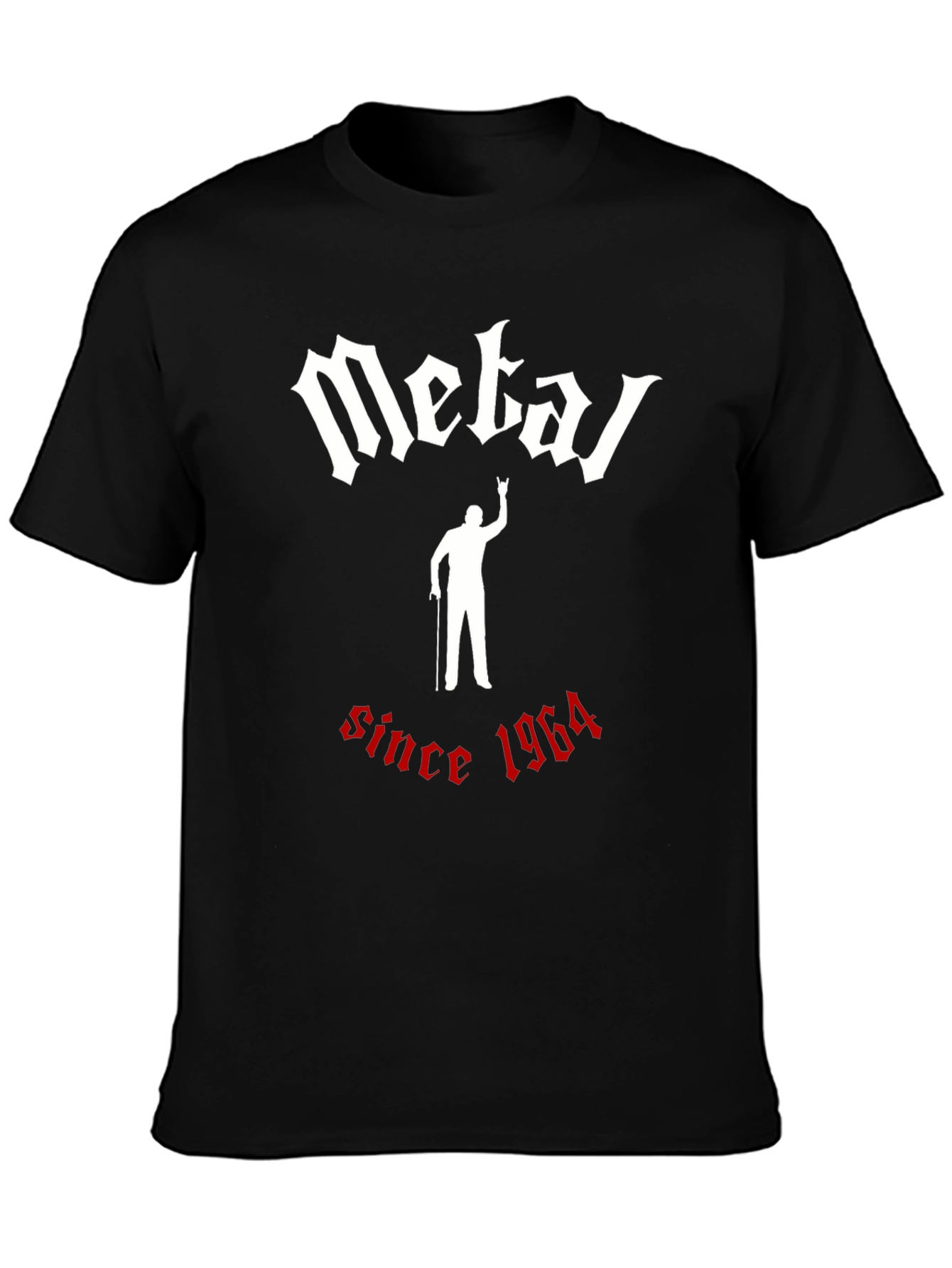 Metal Since 1964 Black T-Shirt