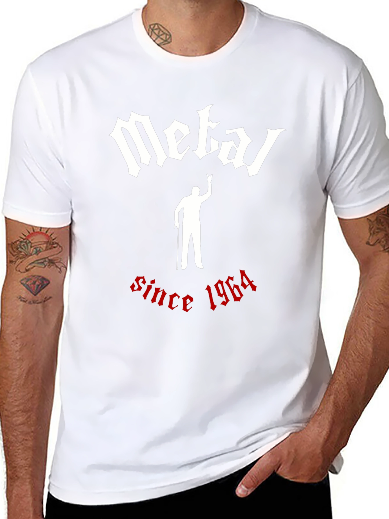 Metal Since 1964 Black T-Shirt