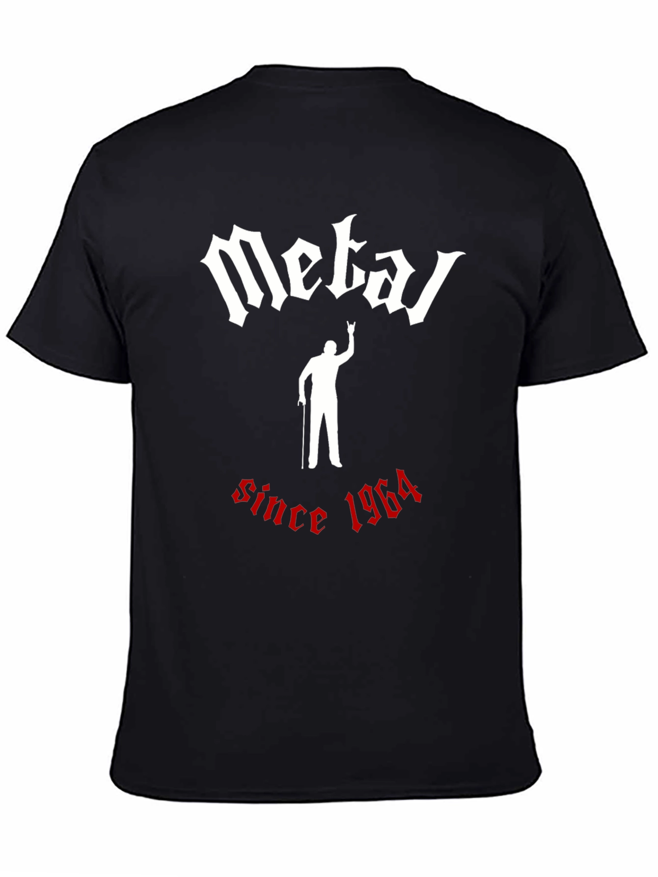 Metal Since 1964 Black T-Shirt