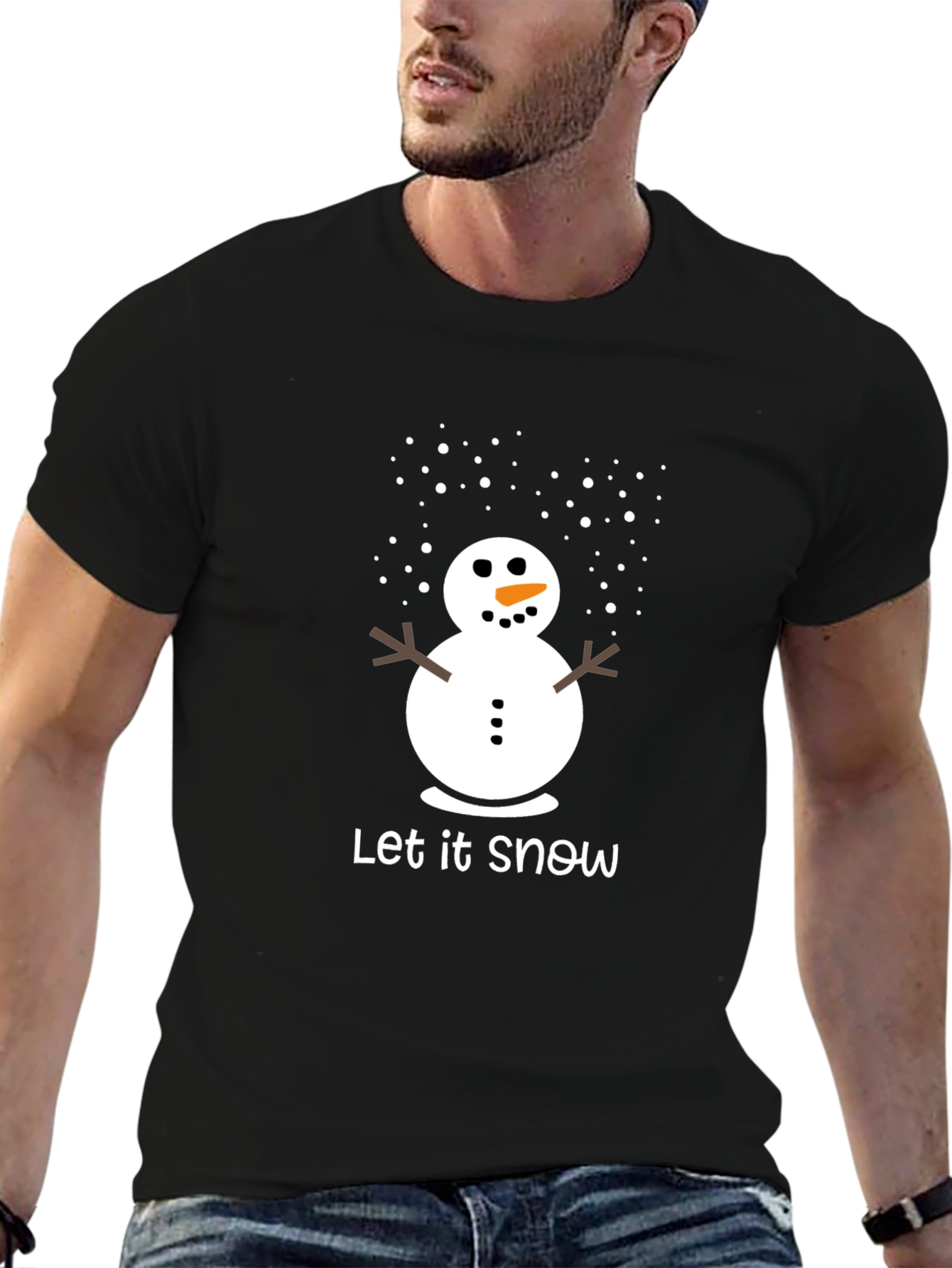 Let it Snow T-Shirt - Festive Holiday Apparel