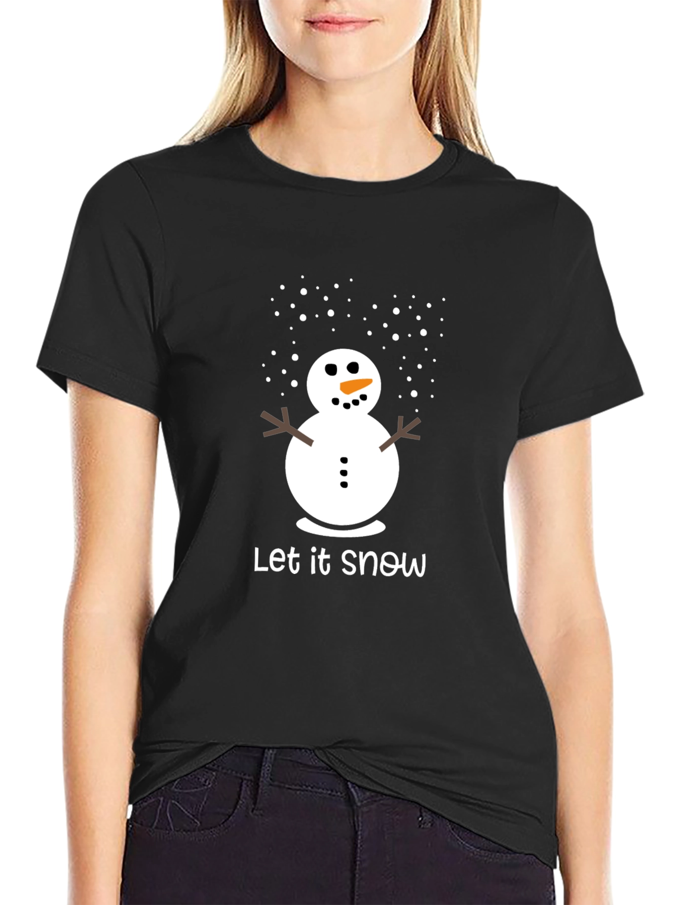 Let it Snow T-Shirt - Festive Holiday Apparel