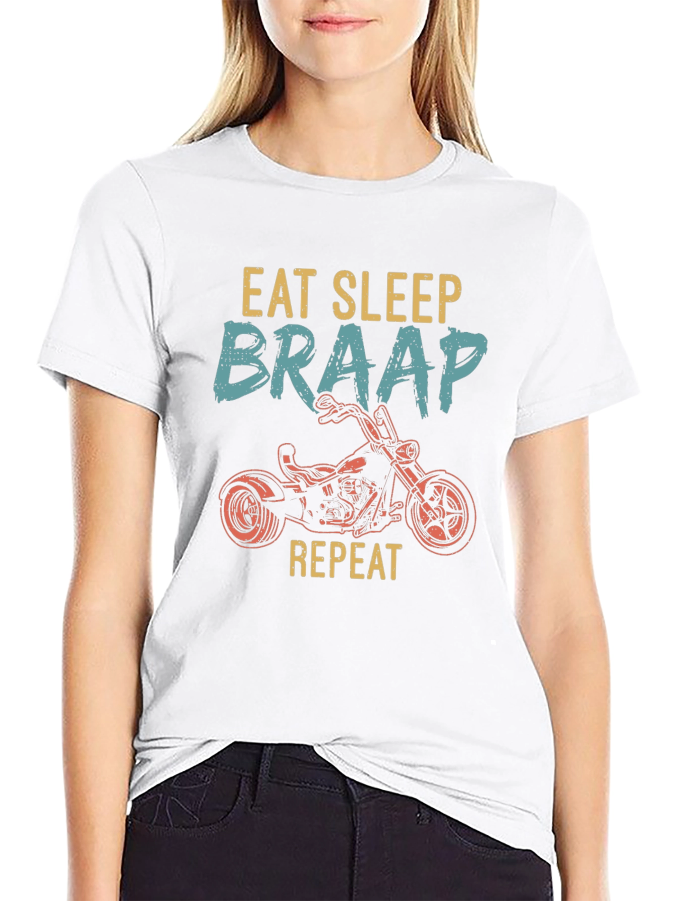 Eat Sleep Braap Repeat T-Shirt