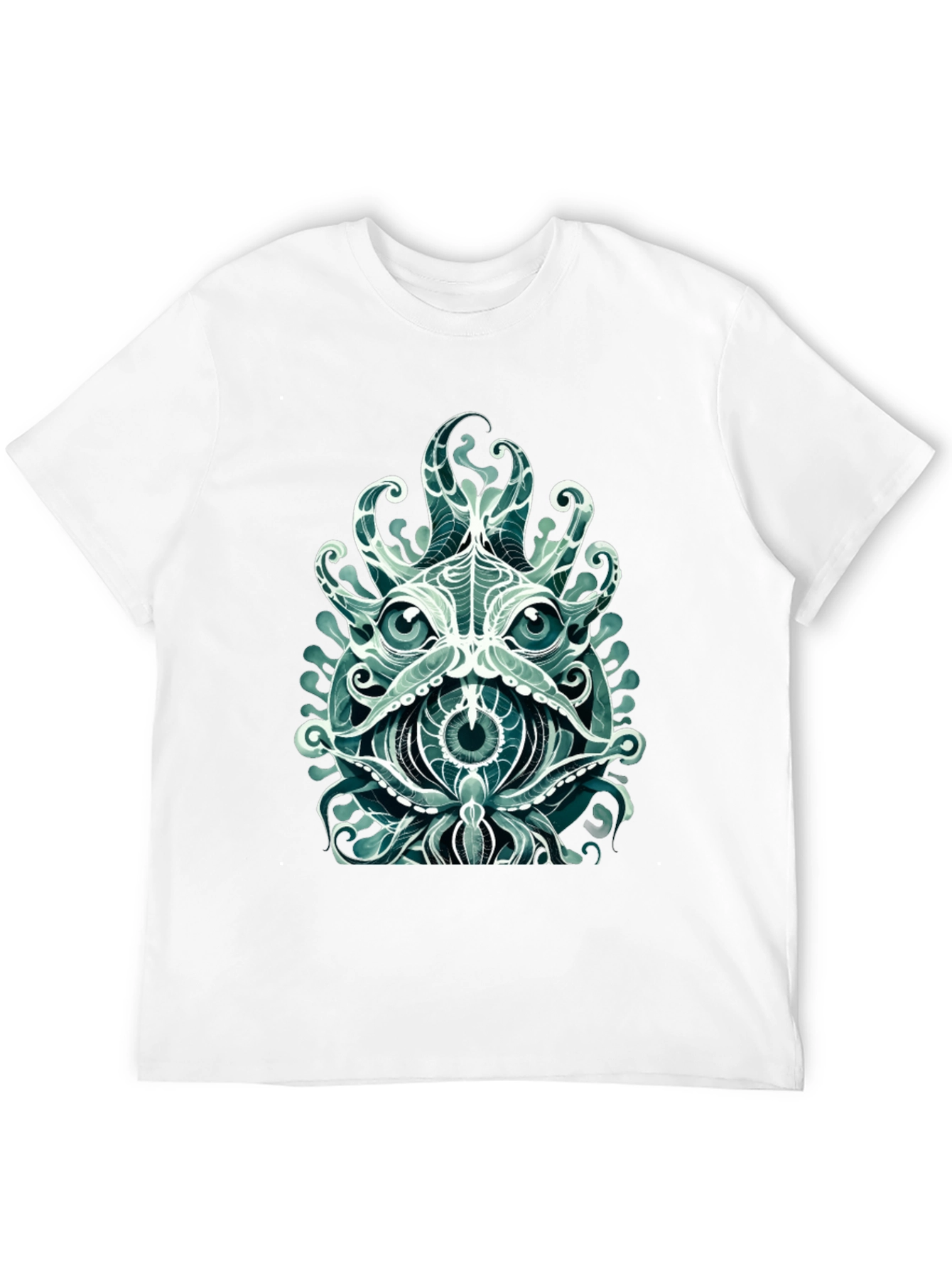 Mystic Kraken Graphic Tee - Mens Black T-Shirt