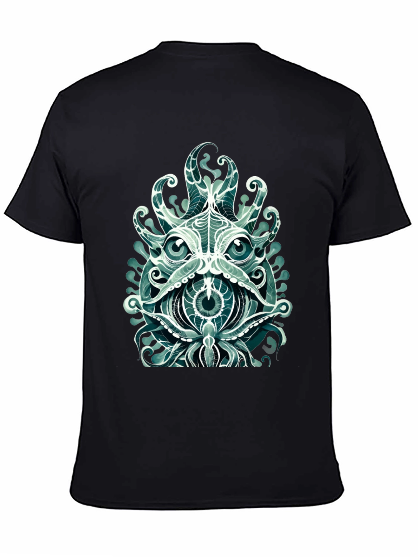 Mystic Kraken Graphic Tee - Mens Black T-Shirt