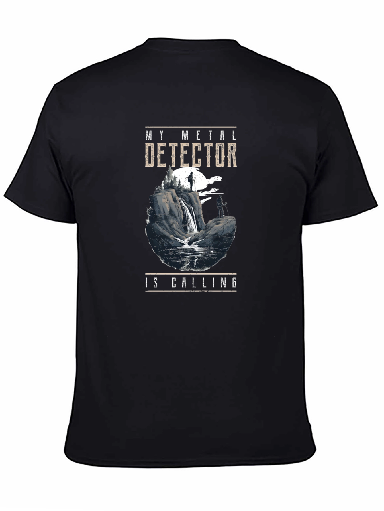 Metal Detector Calling Graphic Tee