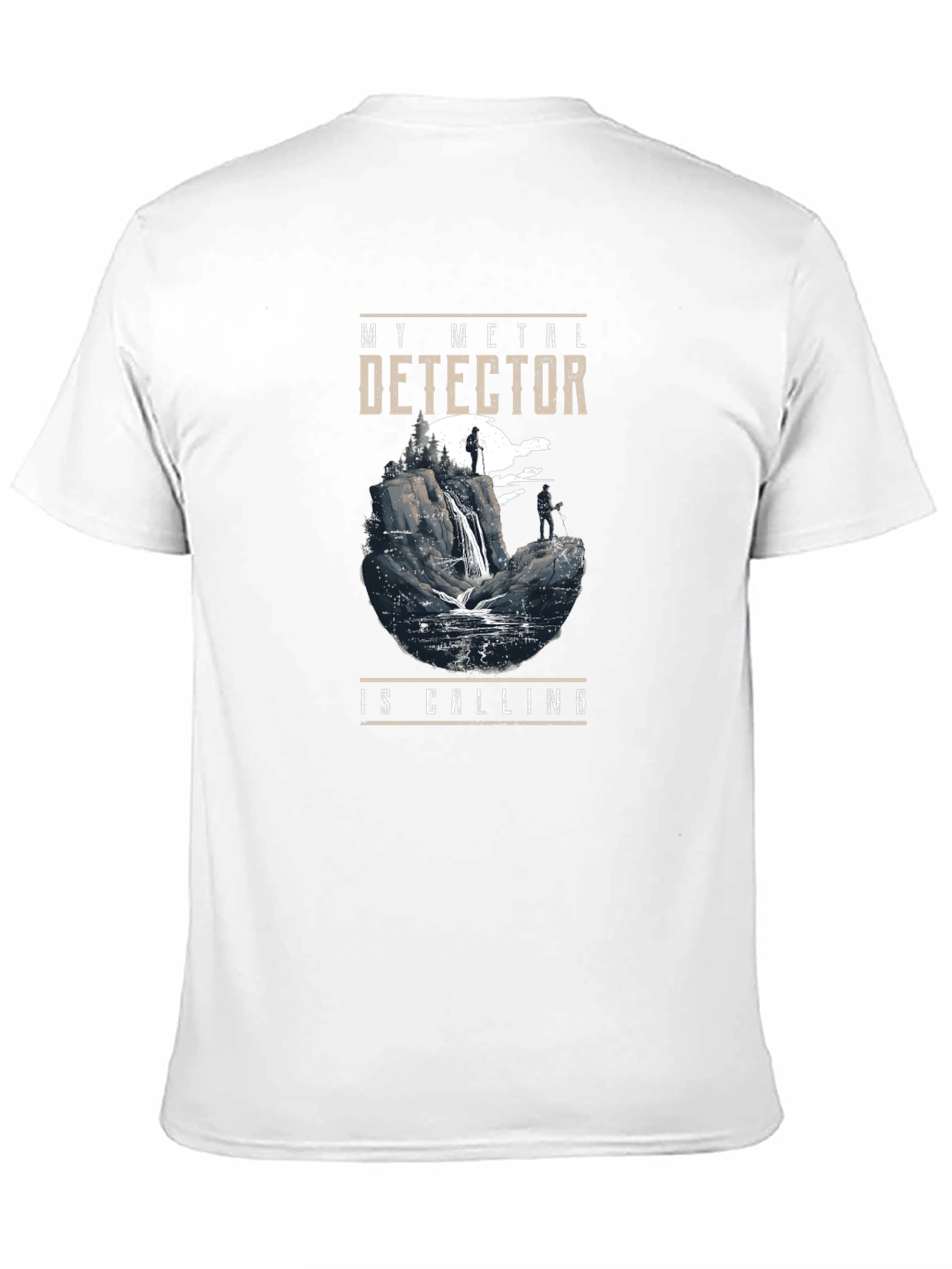 Metal Detector Calling Graphic Tee