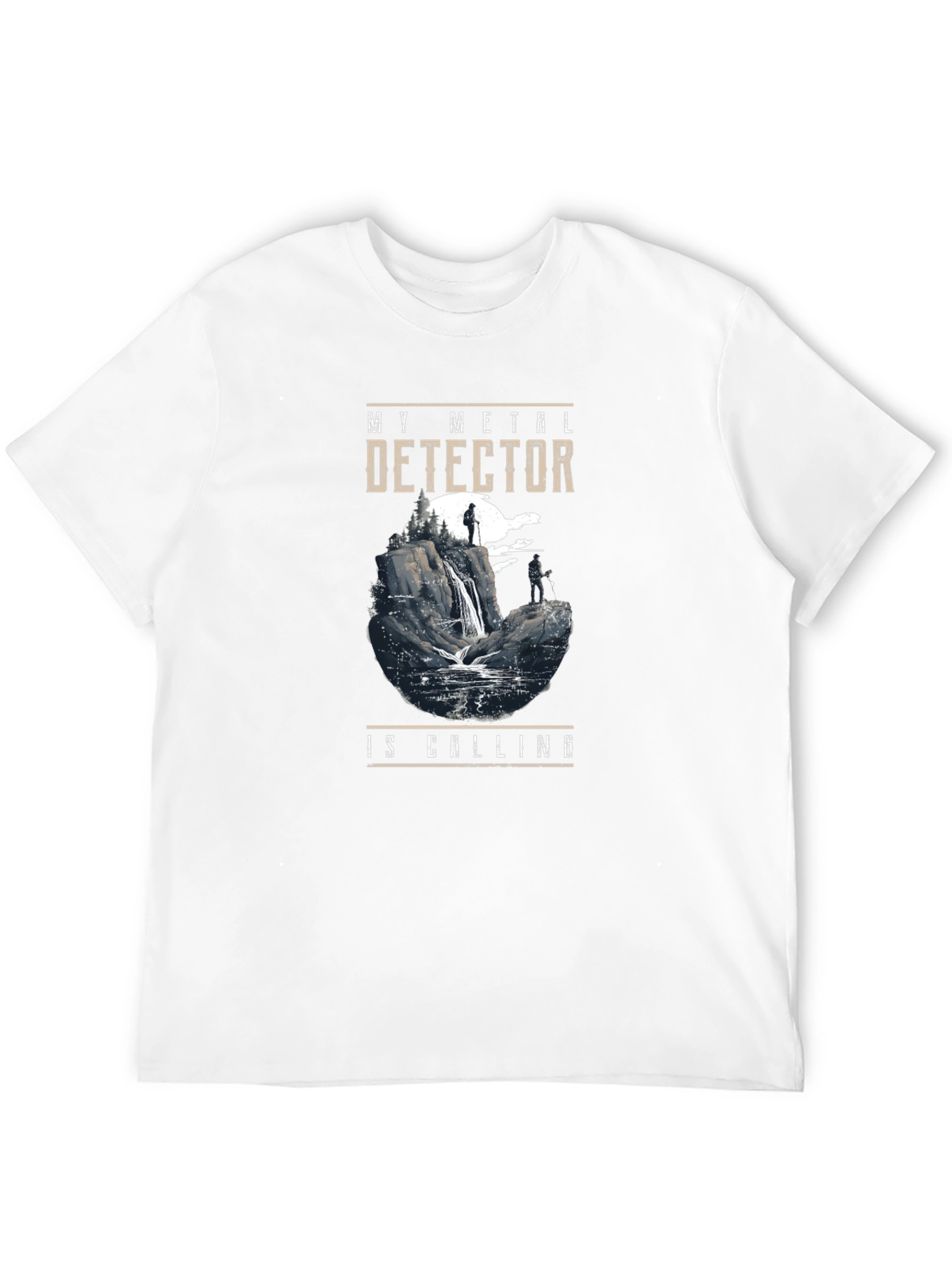 Metal Detector Calling Graphic Tee