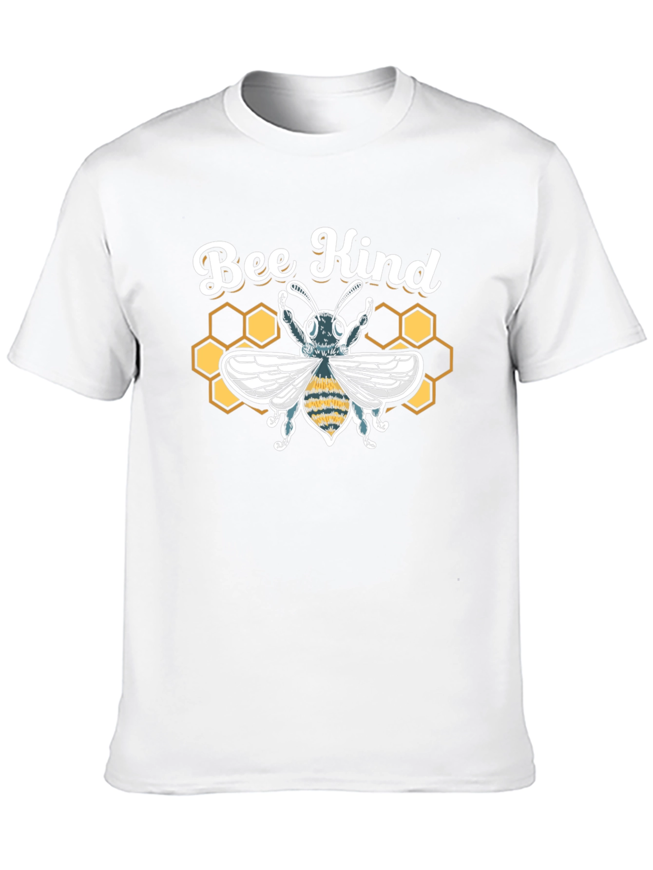 Bee Kind Graphic Tee - Black Cotton T-Shirt