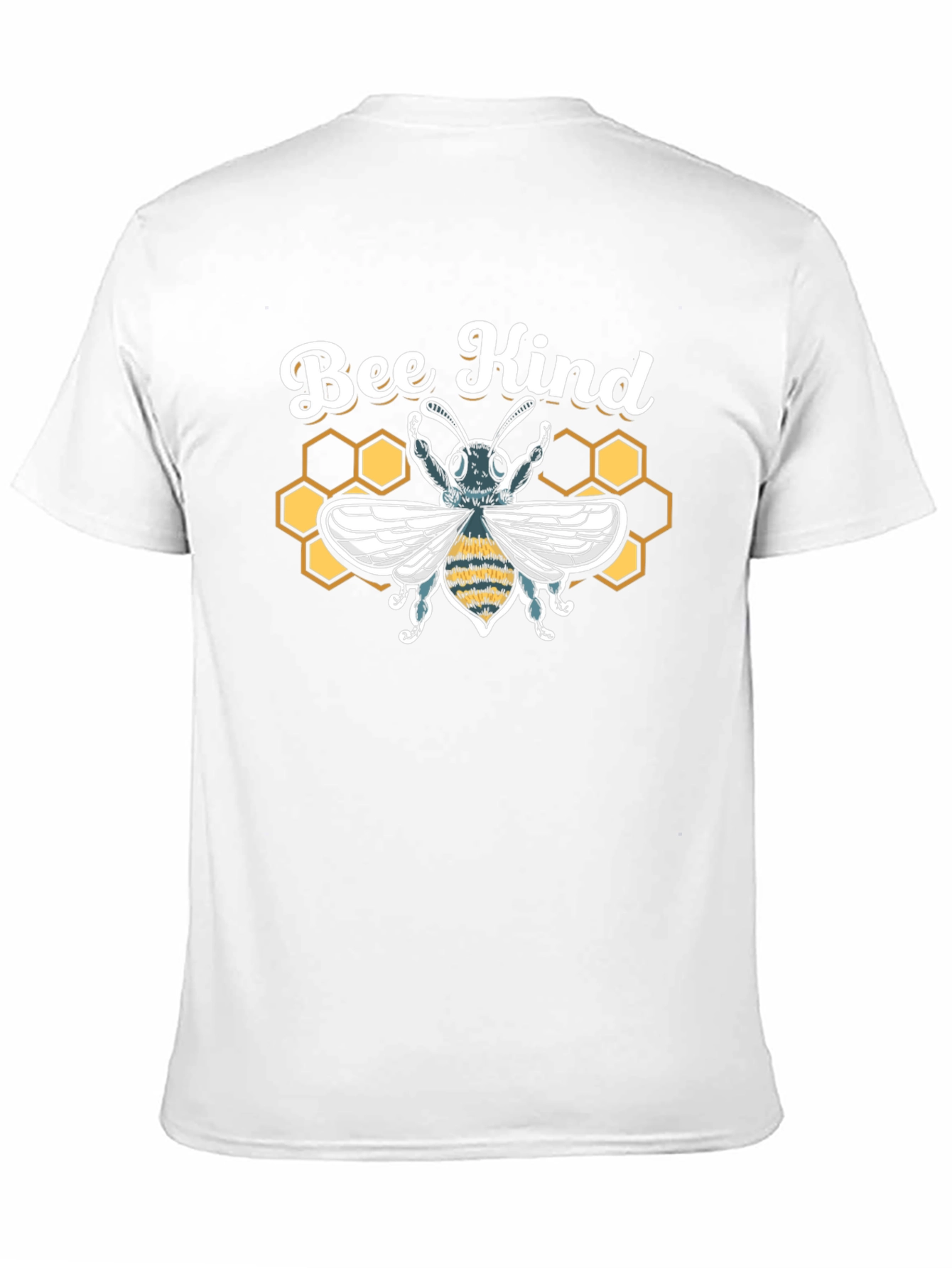 Bee Kind Graphic Tee - Black Cotton T-Shirt