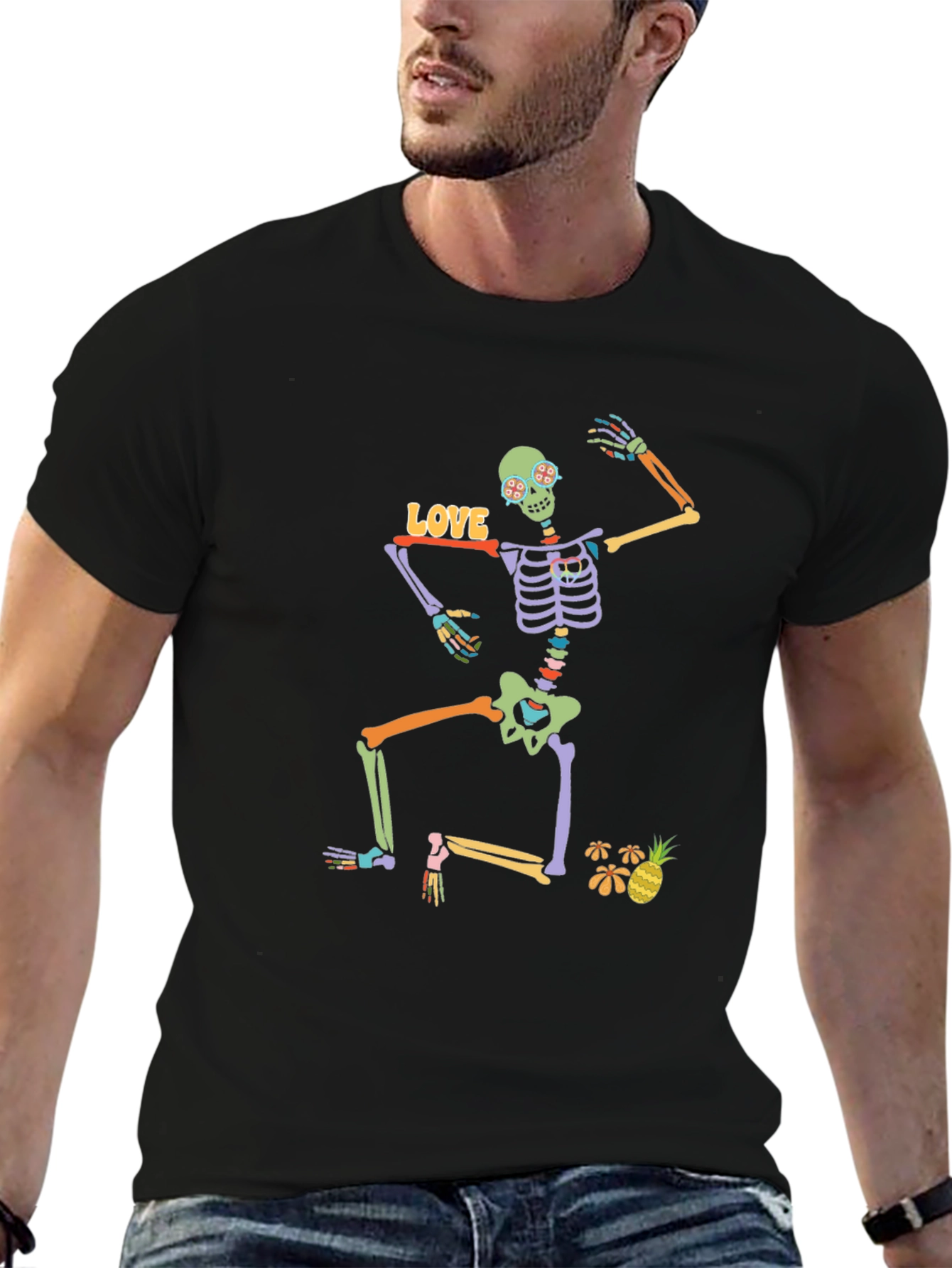 Dancing Skeleton Graphic Tee