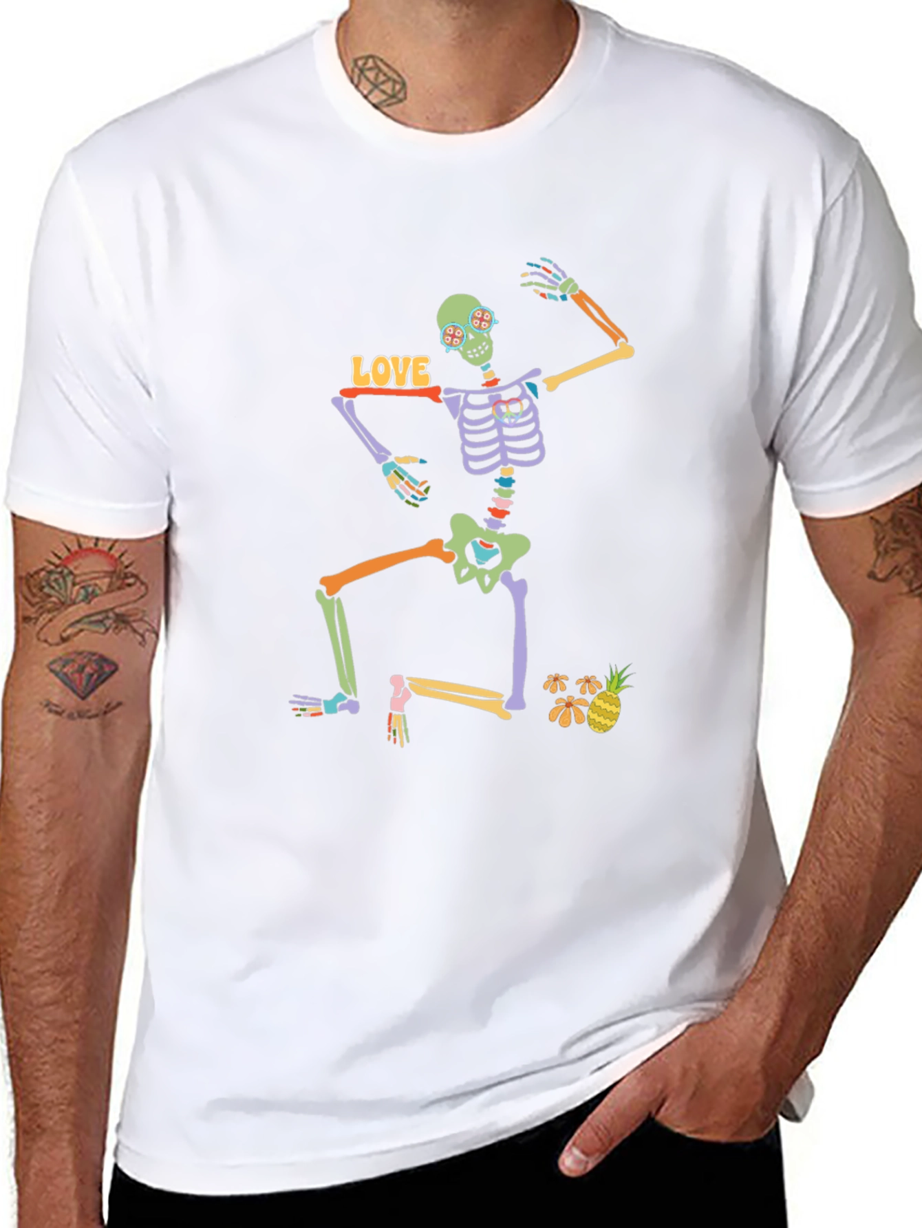 Dancing Skeleton Graphic Tee