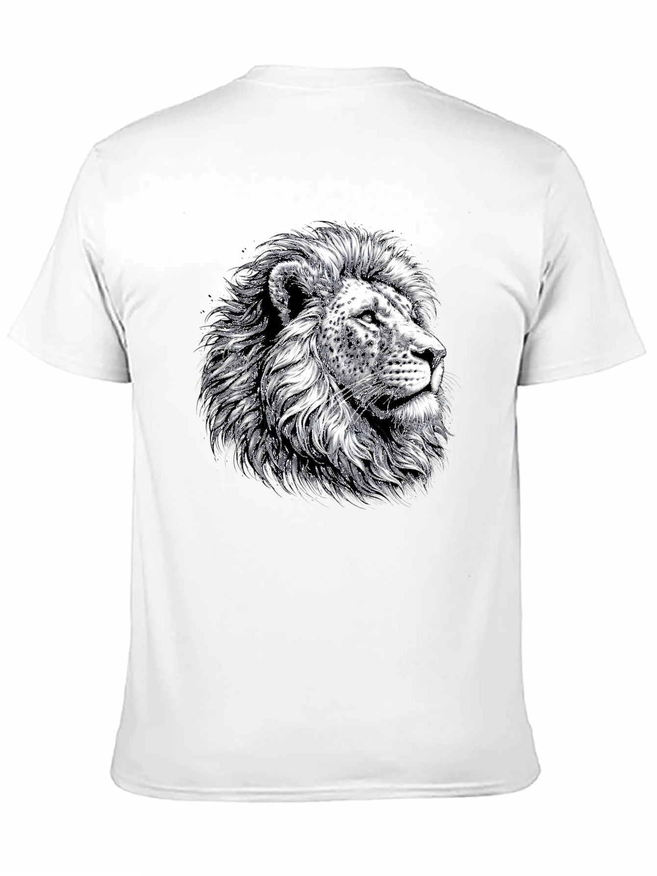 Lion Graphic Tee - Bold Black T-Shirt