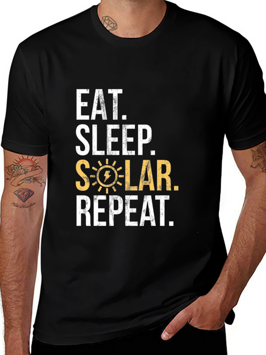 Eat Sleep Solar Repeat T-Shirt
