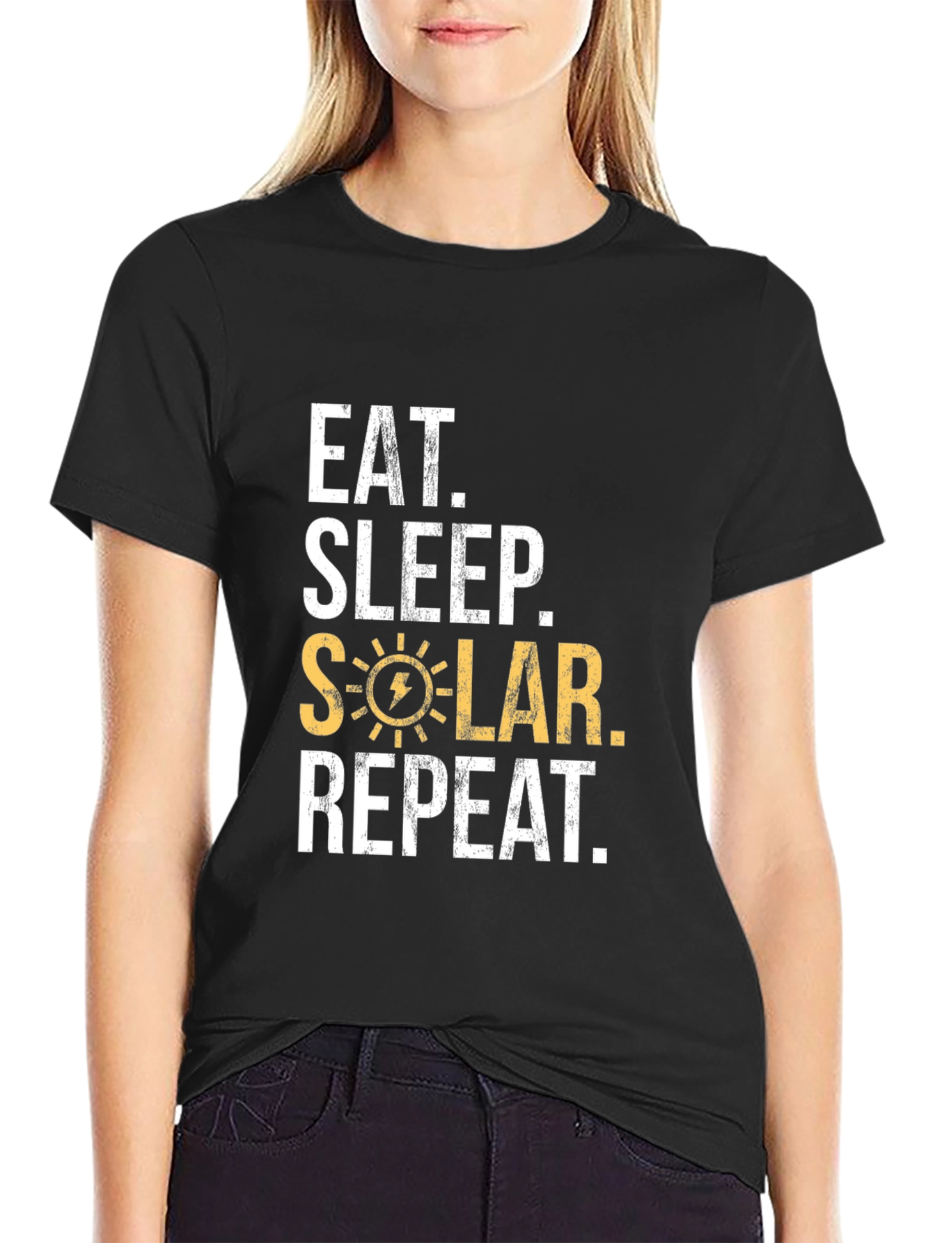 Eat Sleep Solar Repeat T-Shirt