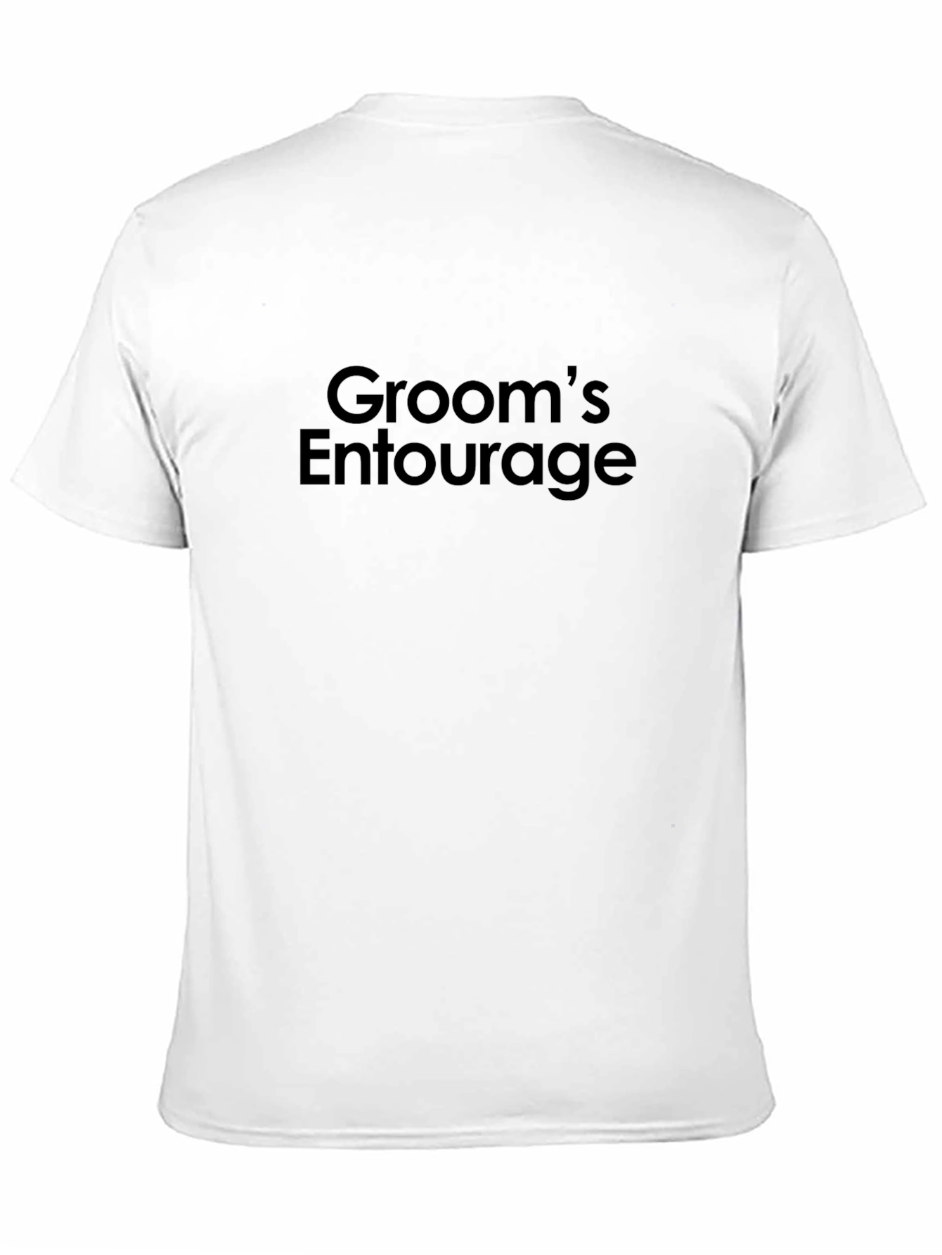 Grooms Entourage Black T-Shirt