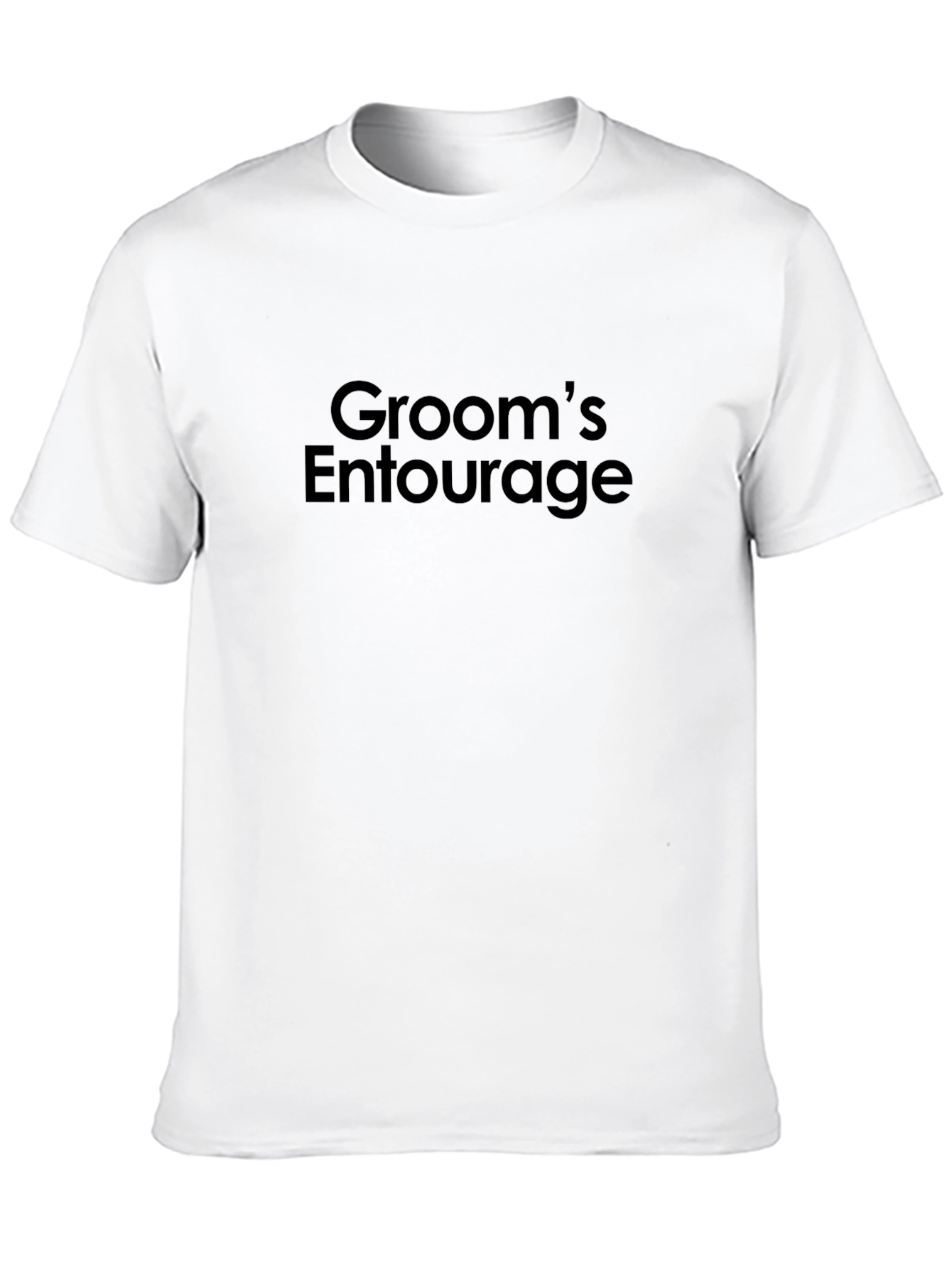 Grooms Entourage Black T-Shirt