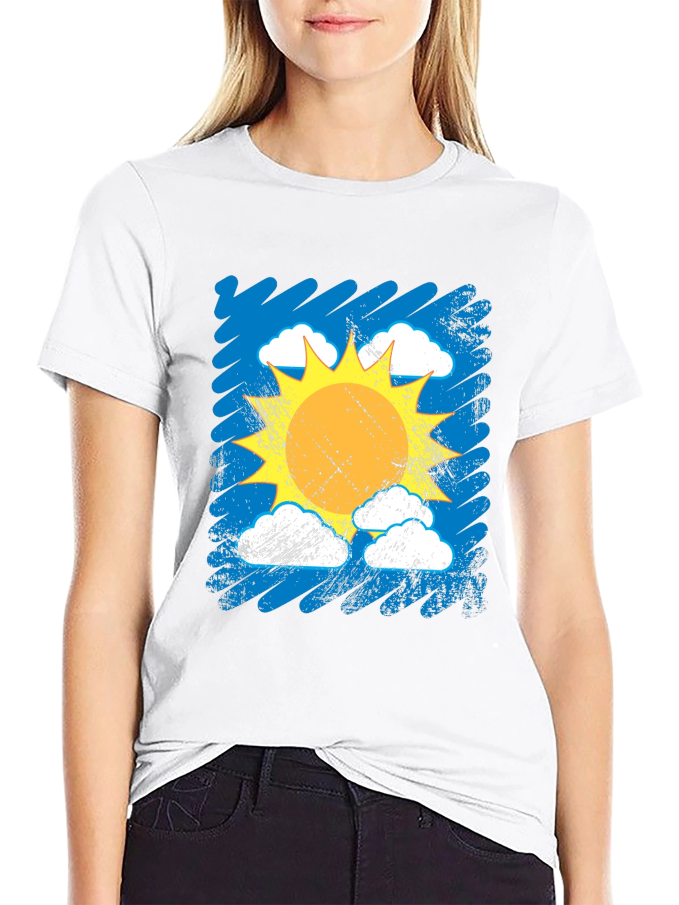 Sunshine Daydream Black Graphic Tee