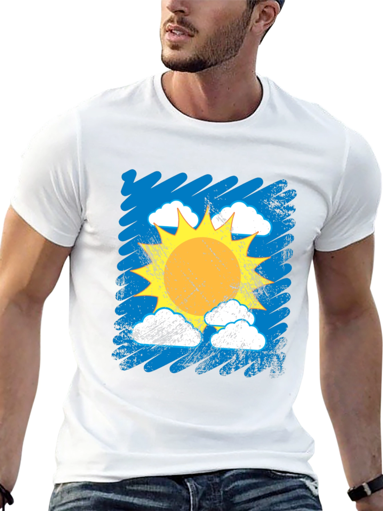 Sunshine Daydream Black Graphic Tee