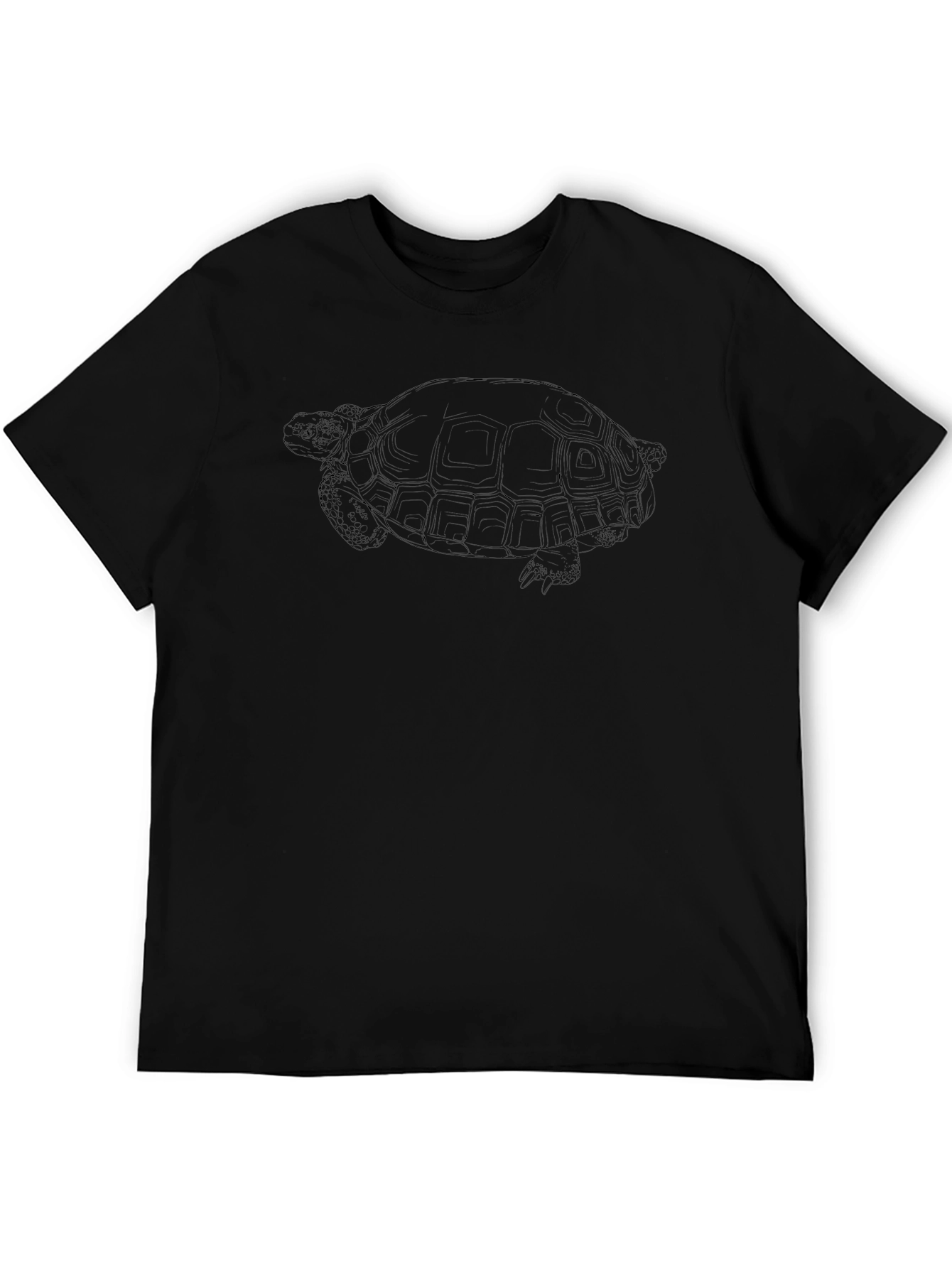 Turtle Graphic T-Shirt - Black