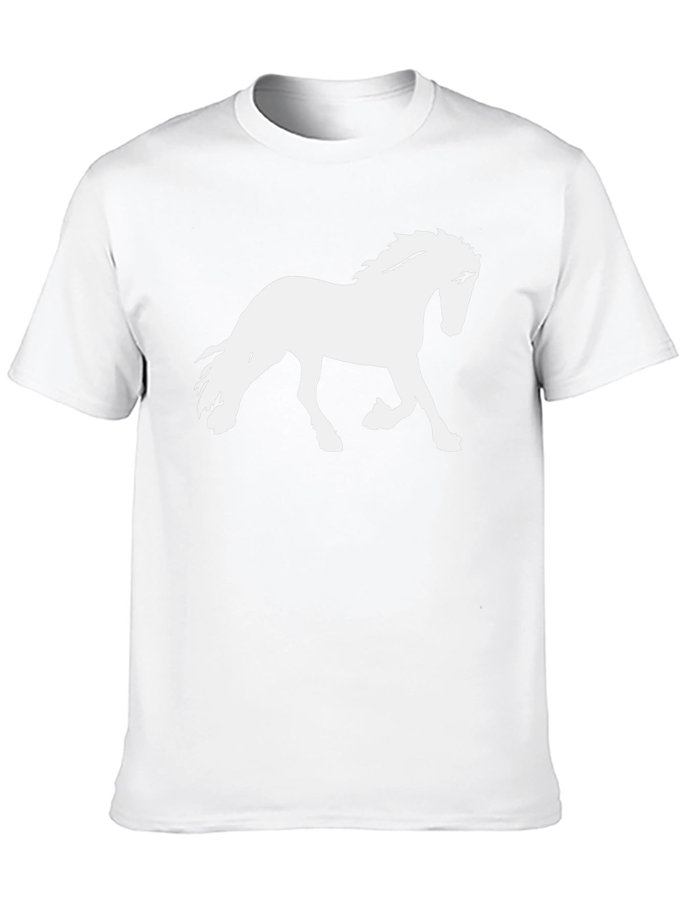 Horse Graphic Tee - Stylish Black T-Shirt