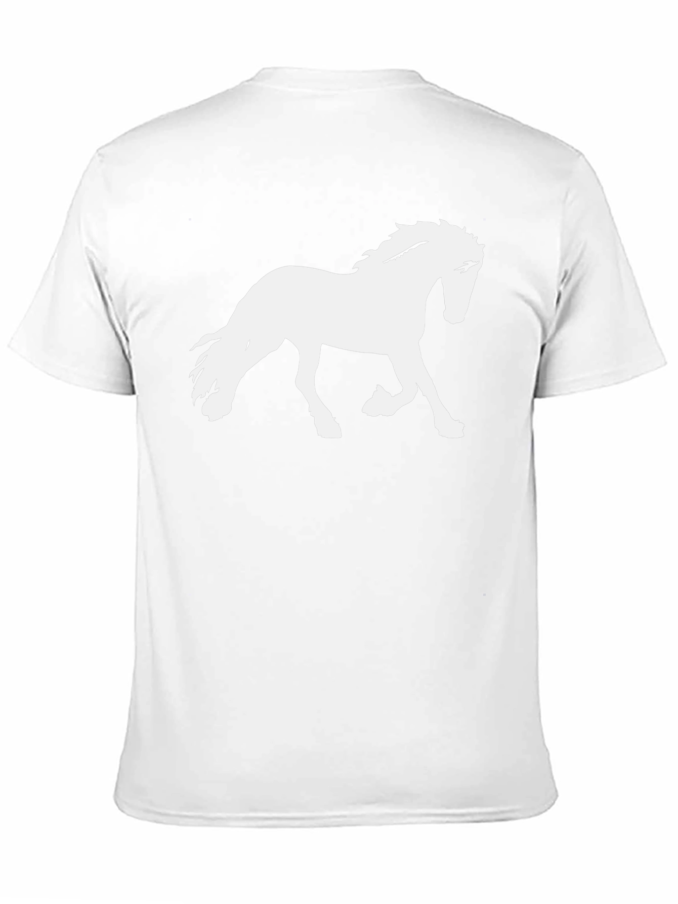 Horse Graphic Tee - Stylish Black T-Shirt