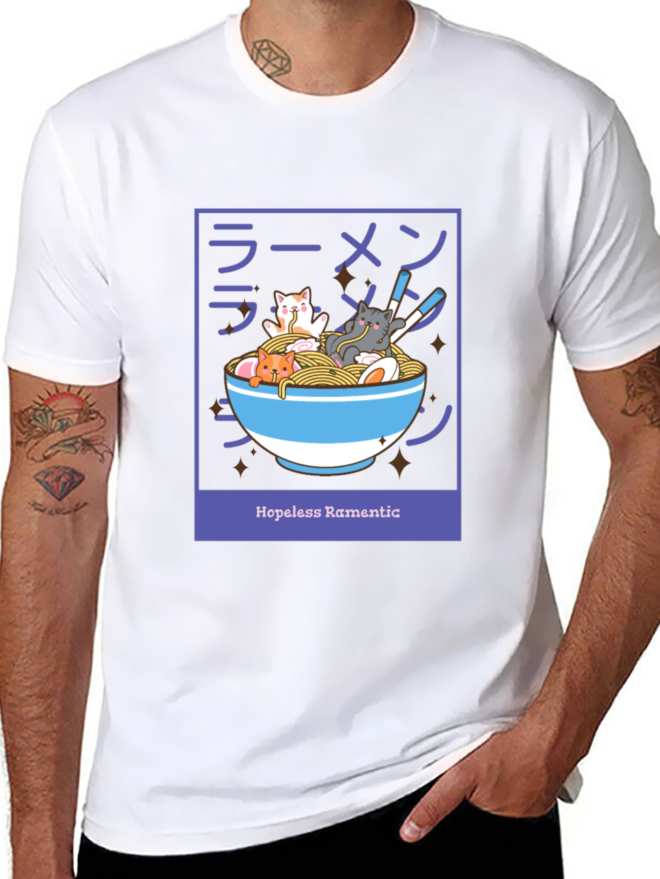 Ramen Cat Graphic Tee