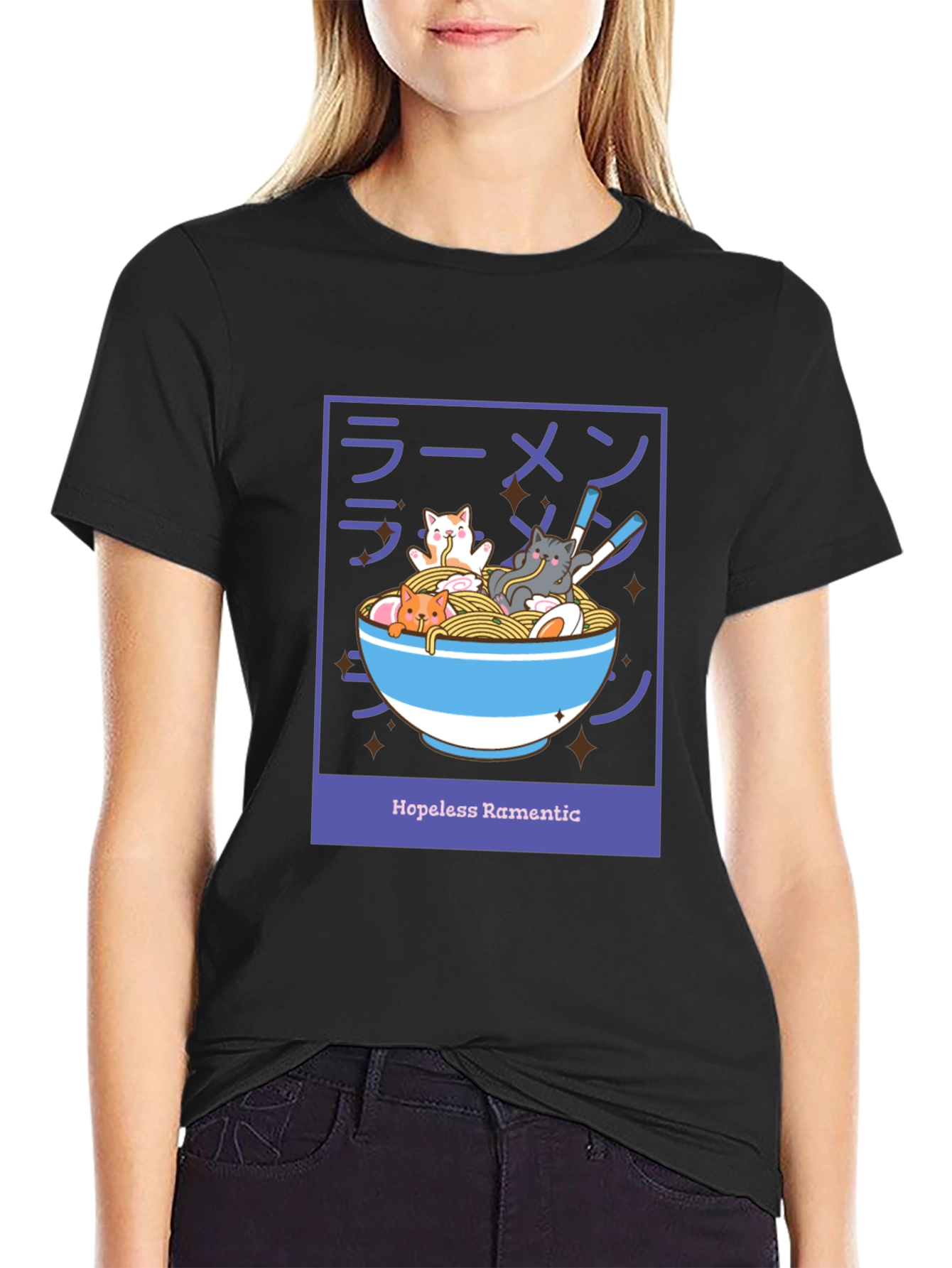 Ramen Cat Graphic Tee