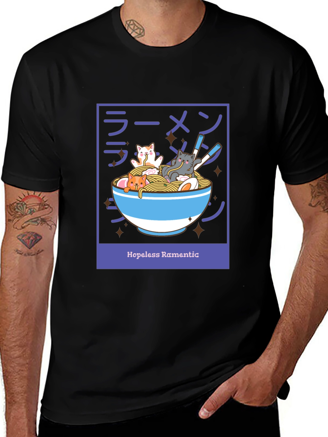 Ramen Cat Graphic Tee