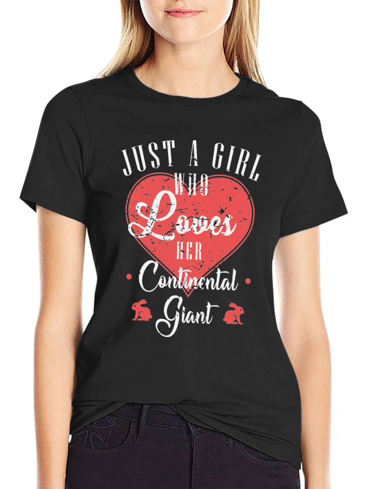 Continental Giant Rabbit Lover T-Shirt