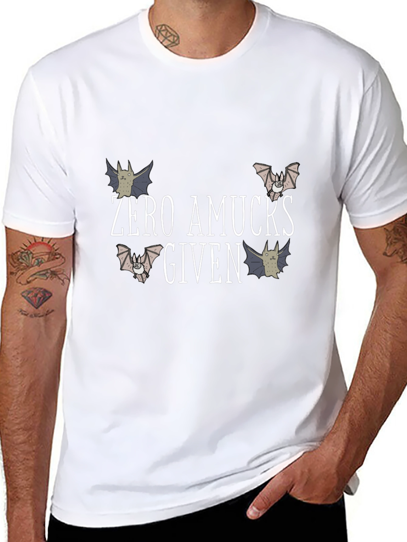 Zero Amucks Given Bat T-Shirt