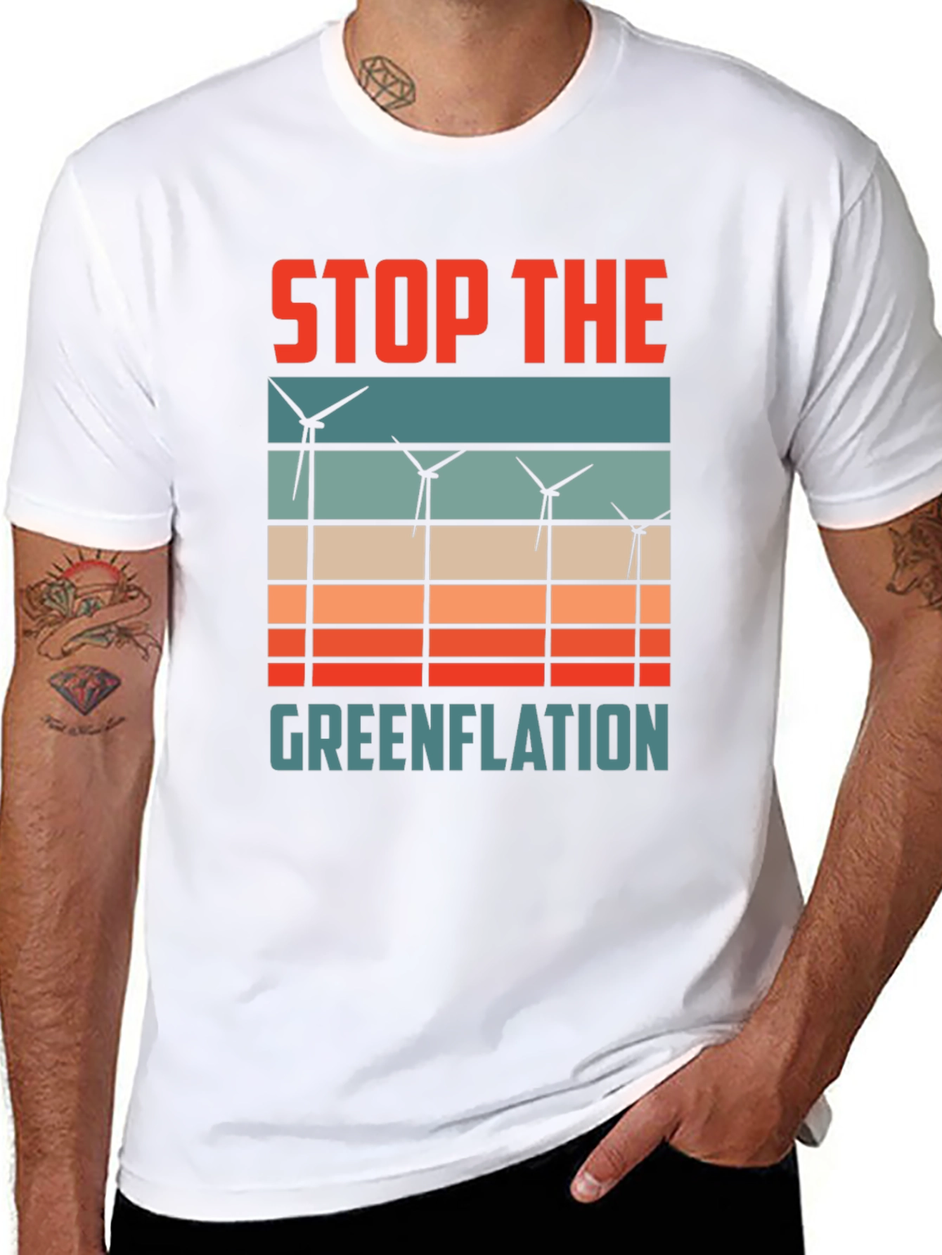 Stop The Greenflation Graphic Tee