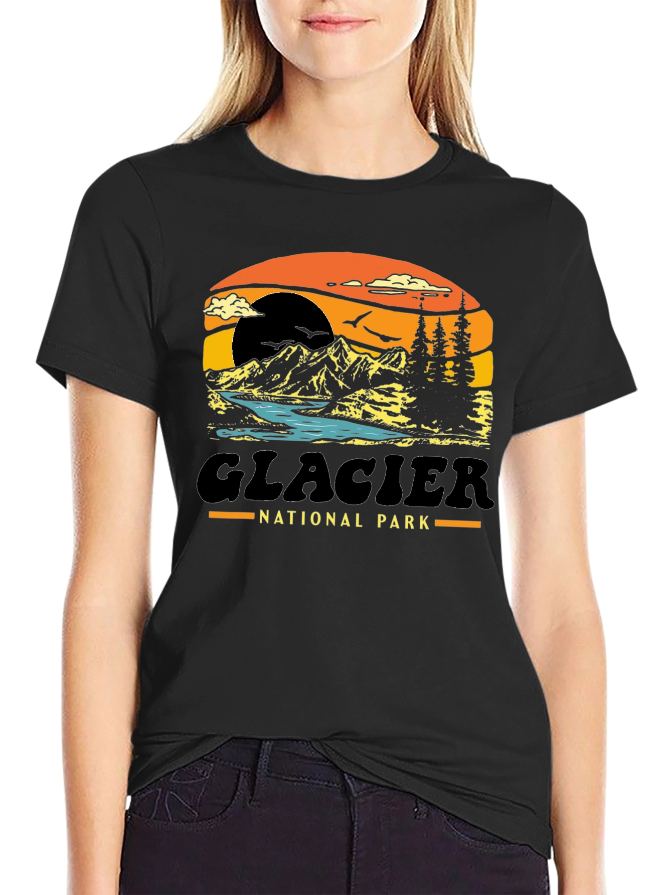 Glacier National Park Graphic Tee