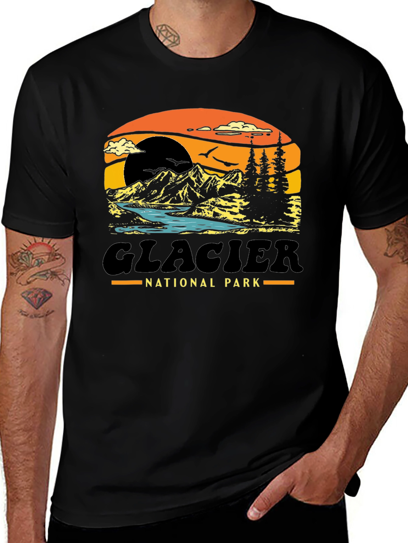 Glacier National Park Graphic Tee
