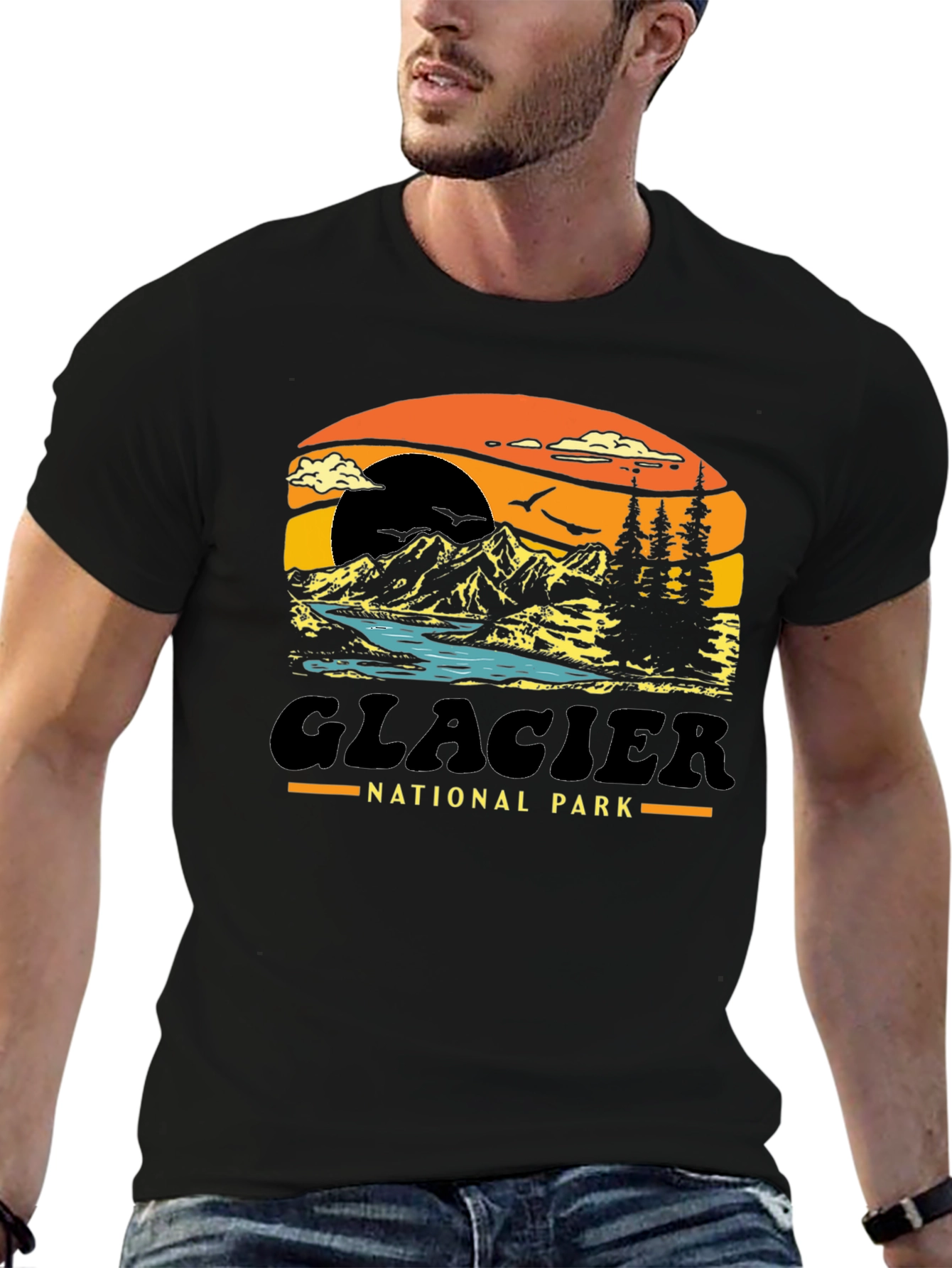 Glacier National Park Graphic Tee