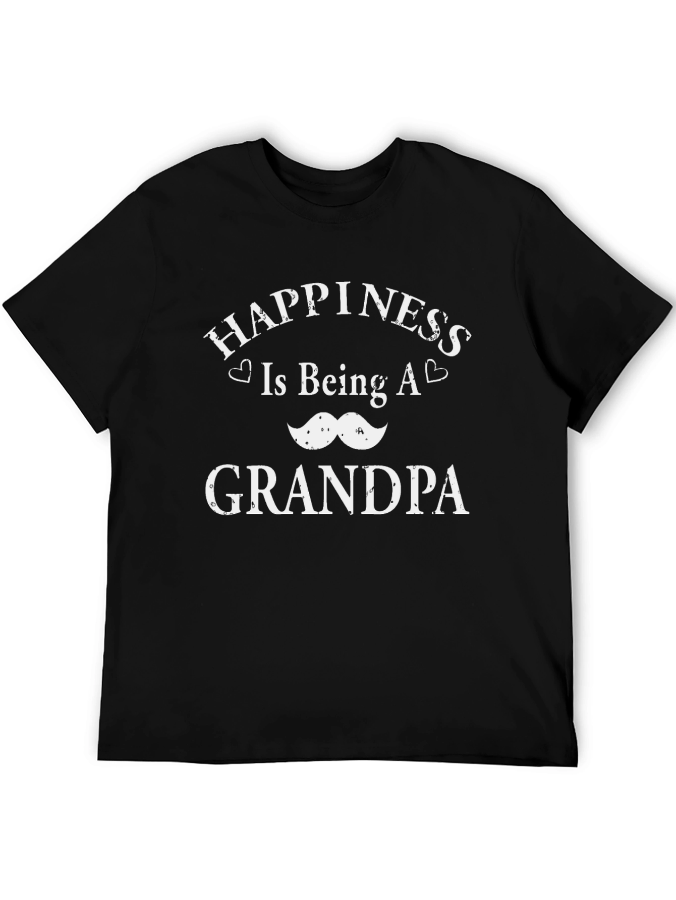 Happiness Is Being A Grandpa Graphic Tee