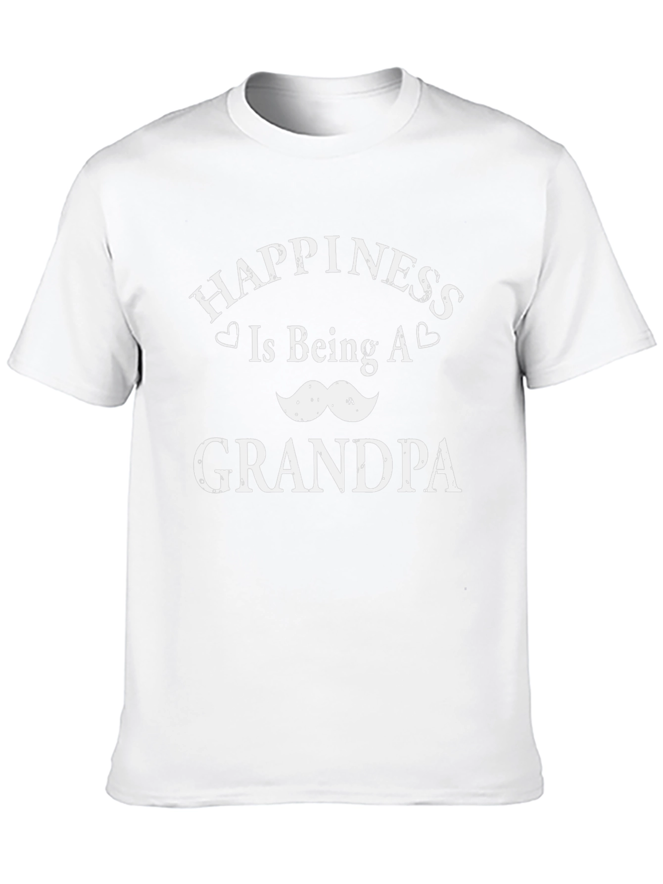 Happiness Is Being A Grandpa Graphic Tee